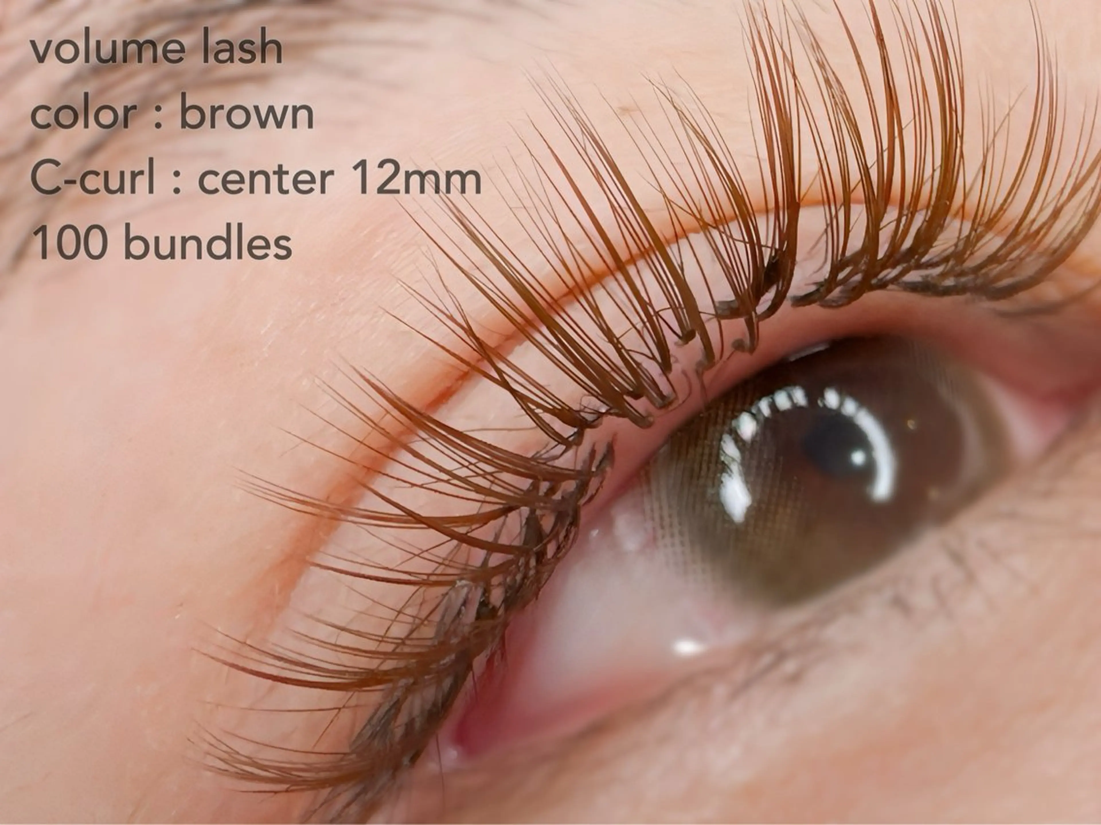 マツエク・マツパ カラーマツエク ボリュームラッシュ マツエク LASHIQ南堀江 奥優美のマツエク・マツパデザイン