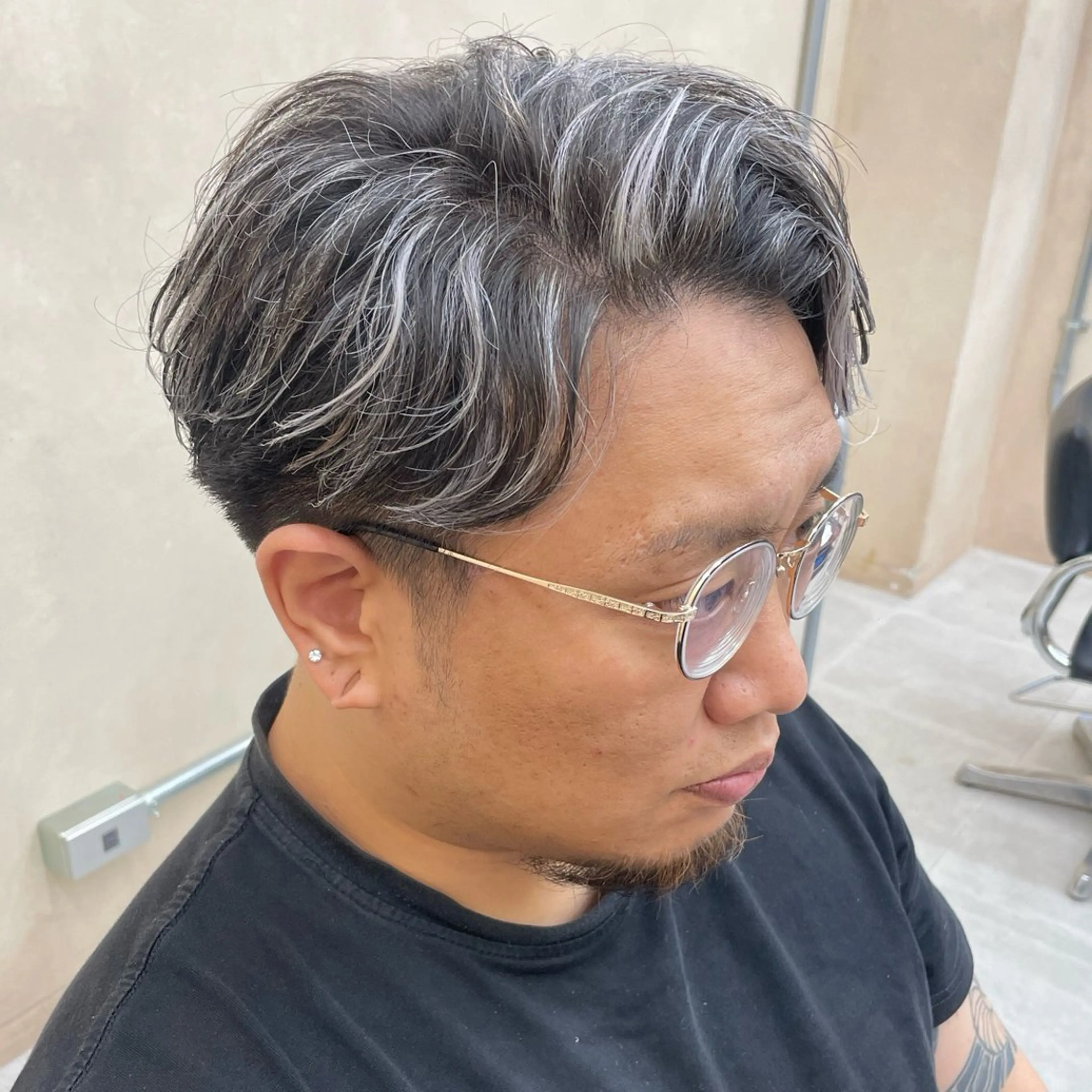 ショート カラー カット ヘアカラー 奥山義進/大宮 /ダブルカラーのヘアスタイル