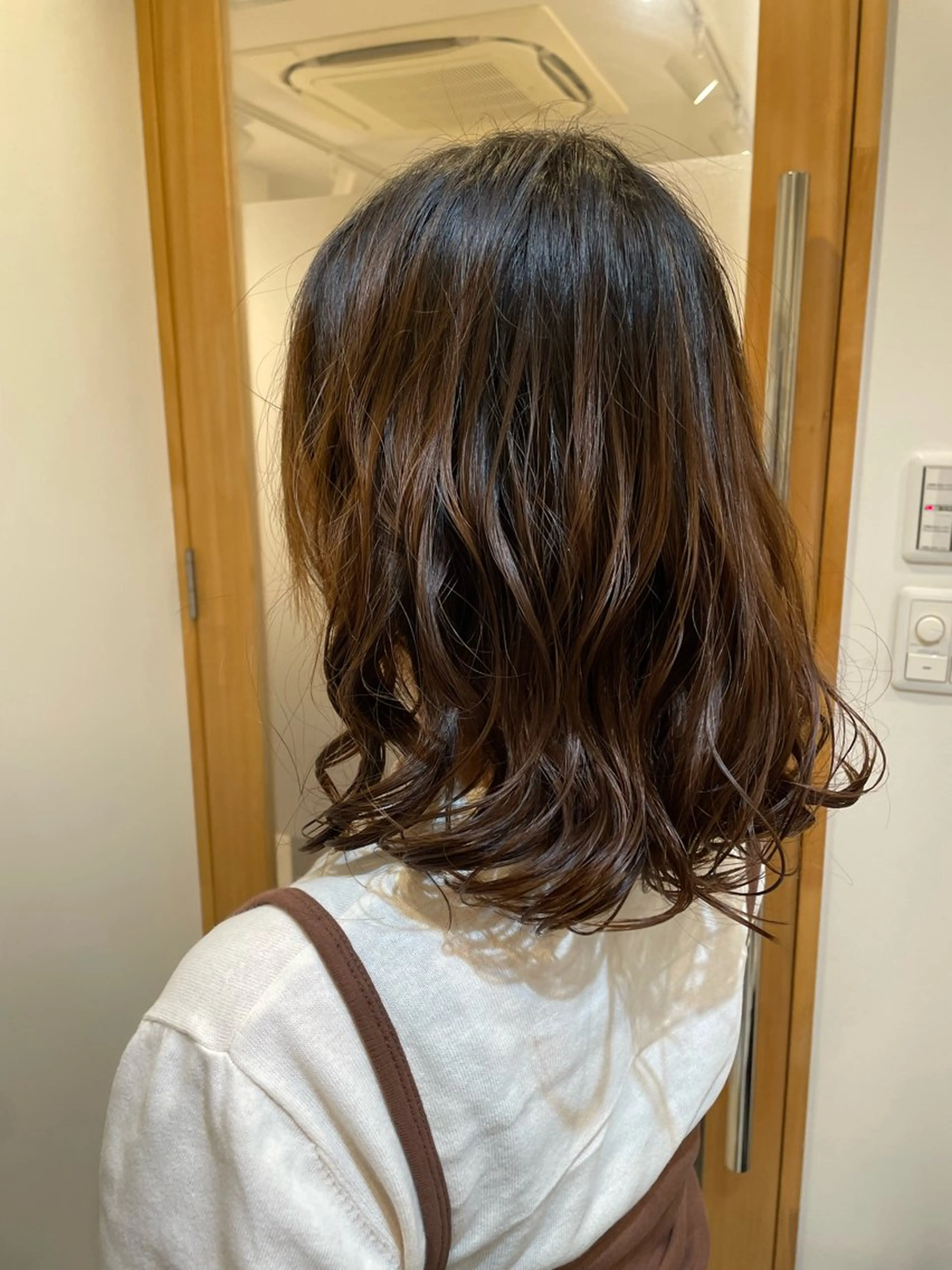 【コテ巻き風お任せコース】コテ巻き風デジタルパーマ＋カット 【トリートメントは、別途】の写真