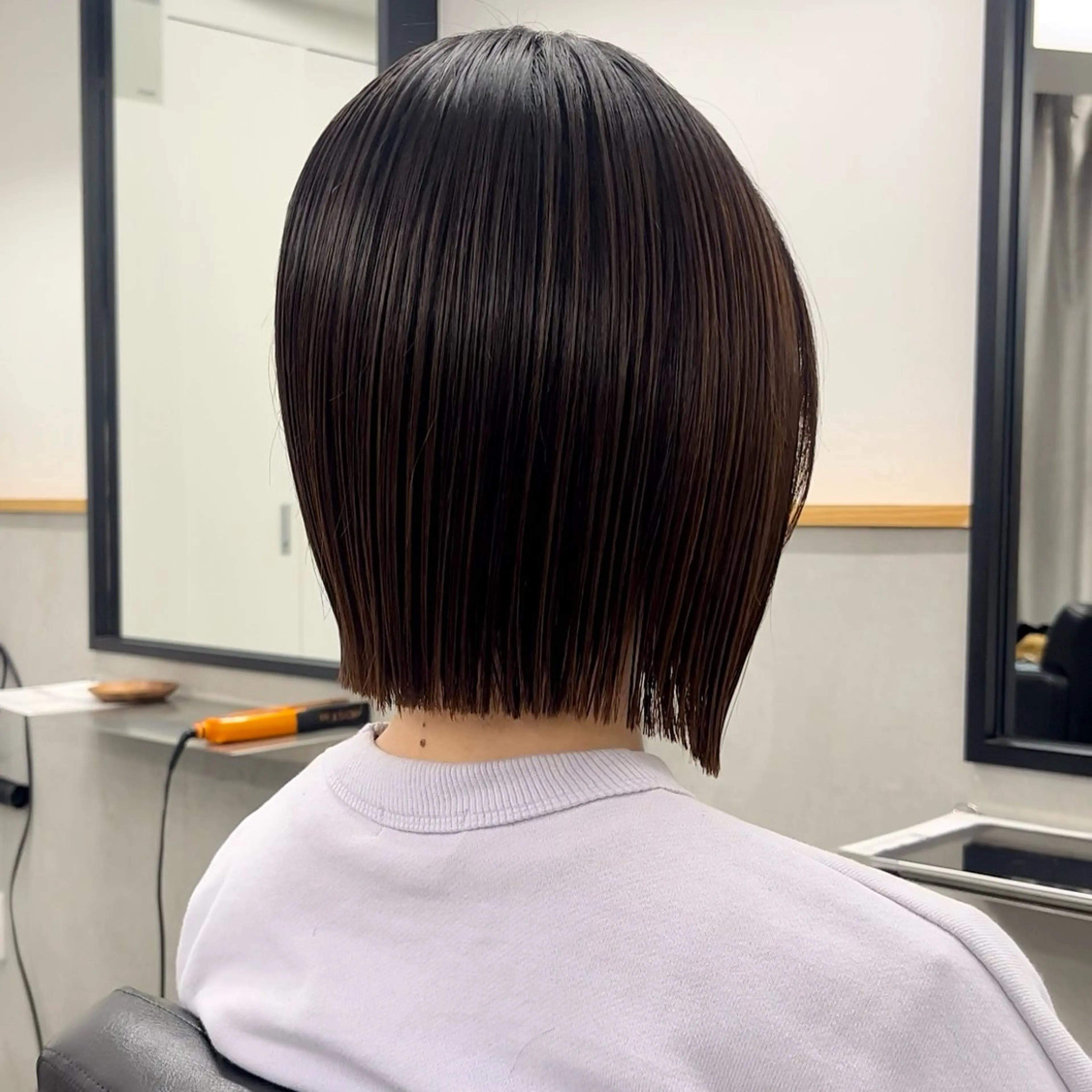 ショート カット 縮毛矯正 トリートメント Laff新宿所属・髪質改善/縮毛矯正/ ボブ/新宿/伊藤豊のヘアスタイル