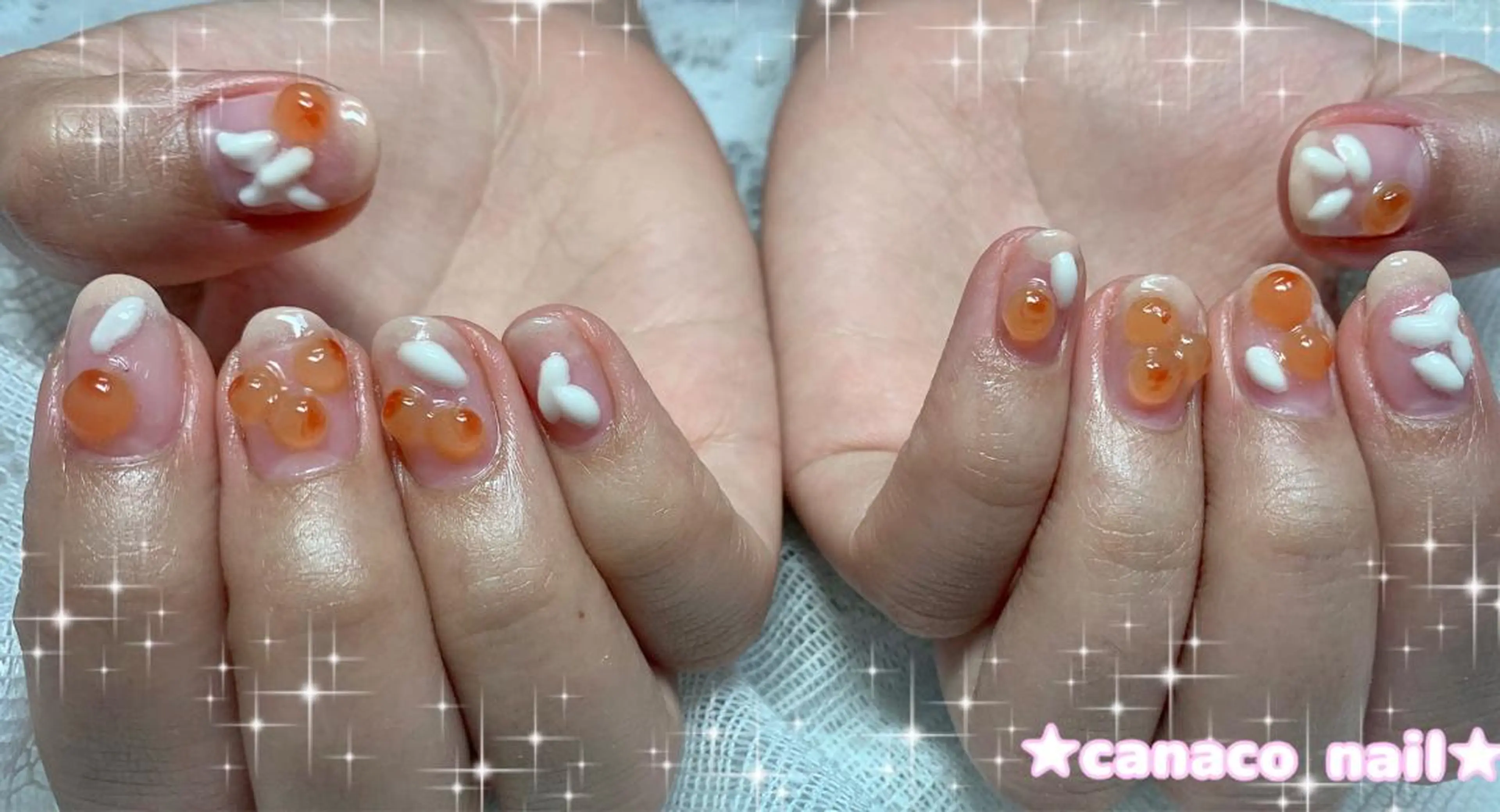 ネイル アートネイル ジェルネイル パラジェル ストーンネイル ハンドネイル ハンドケア Felice所属・ベテランネイル cnc  nailのネイルデザイン