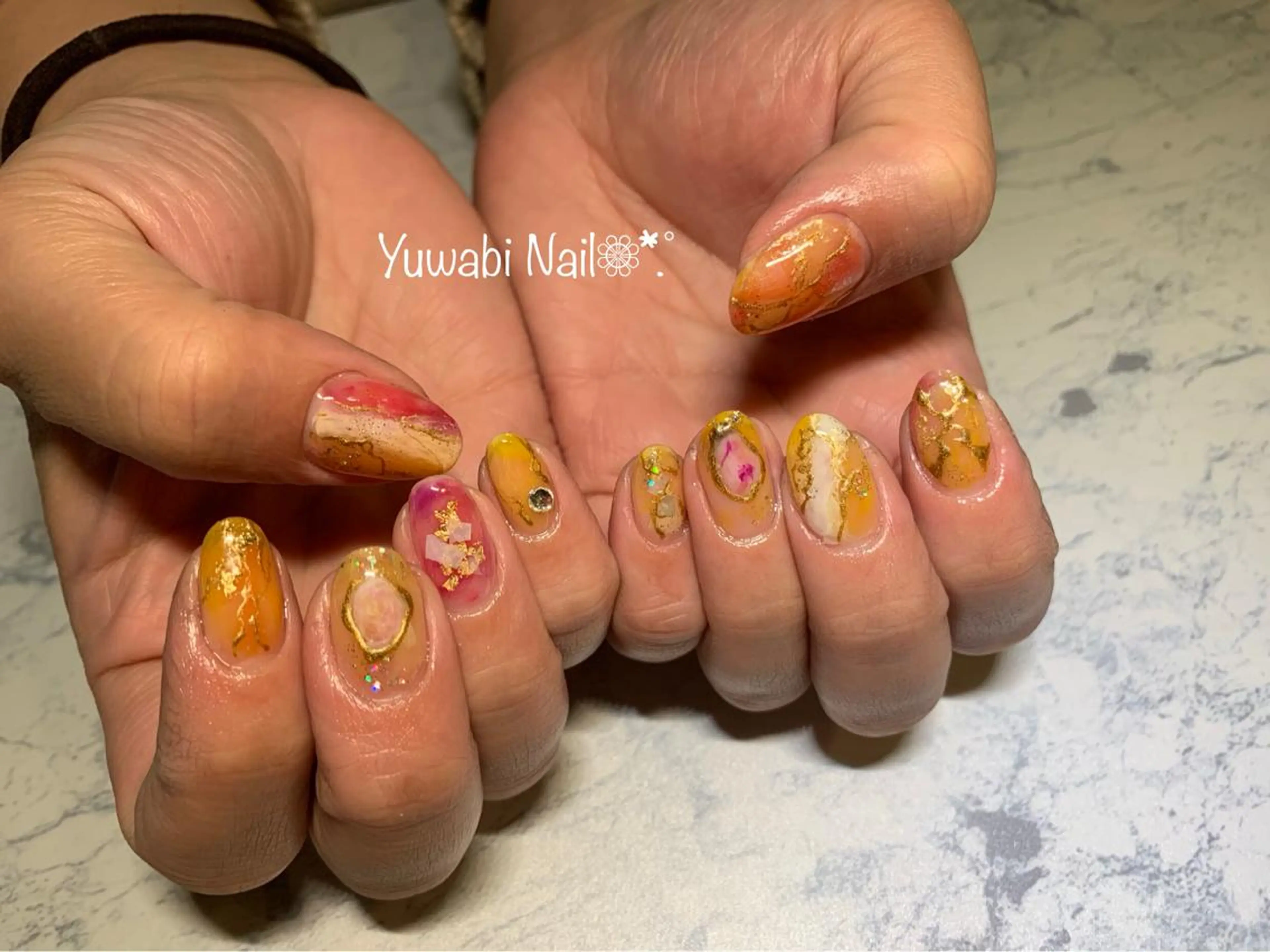 ネイル ハンドネイル フットネイル Yuwabi Nail所属・Mimore ミモア 水戸のネイルデザイン