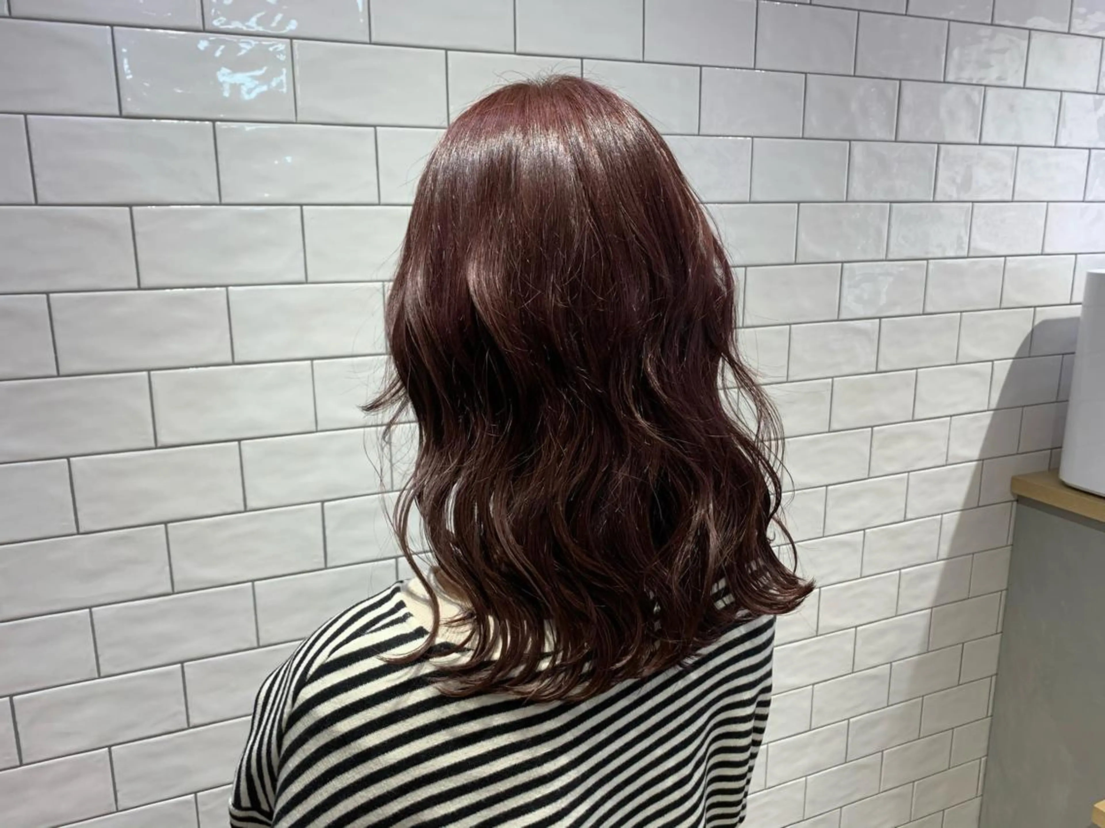 ミディアム カラー ヘアカラー 原山 直人のヘアスタイル