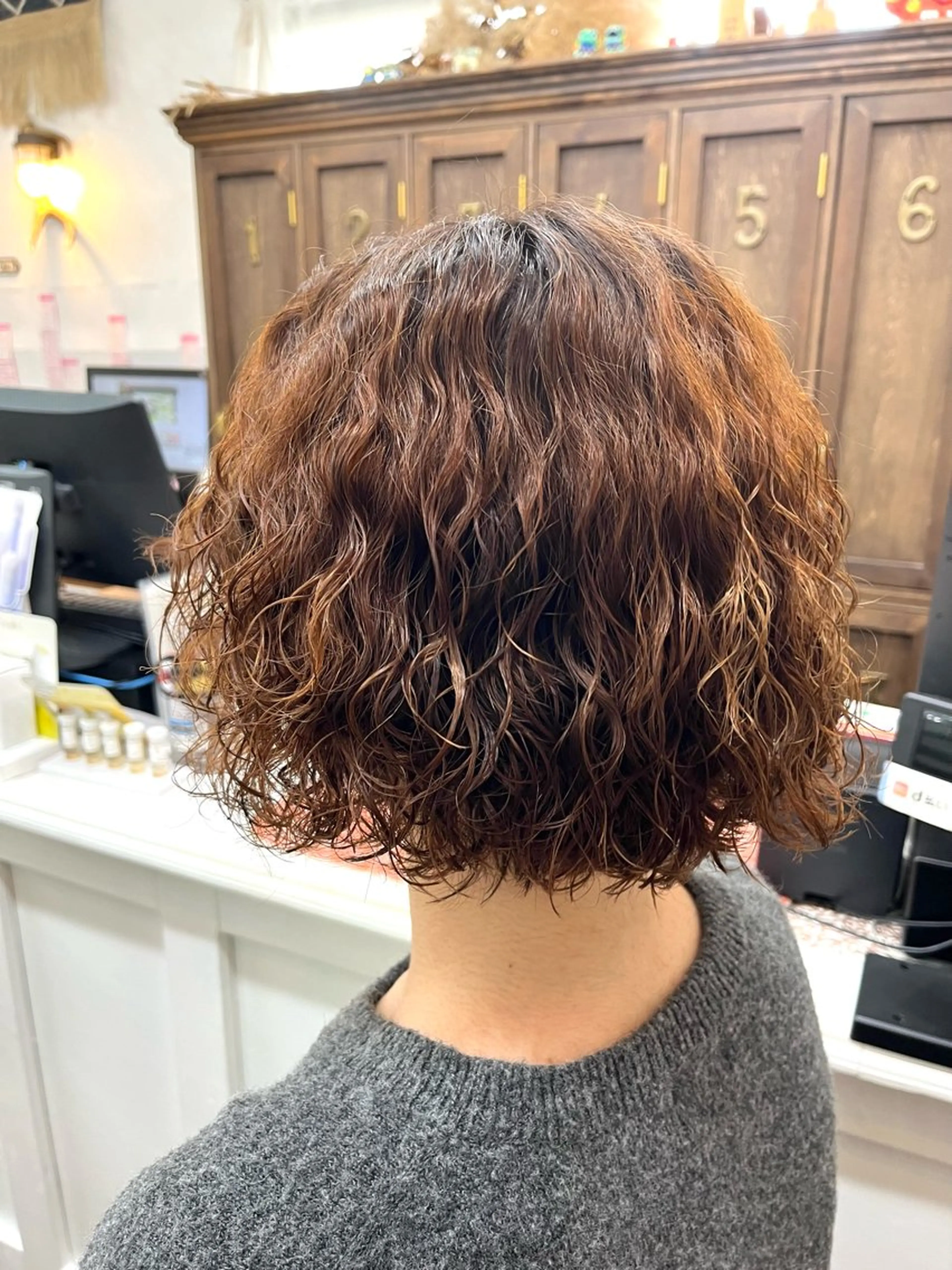 ミディアム パーマ カット パーマ YUIMARL 倉敷店🌸SAEのヘアスタイル