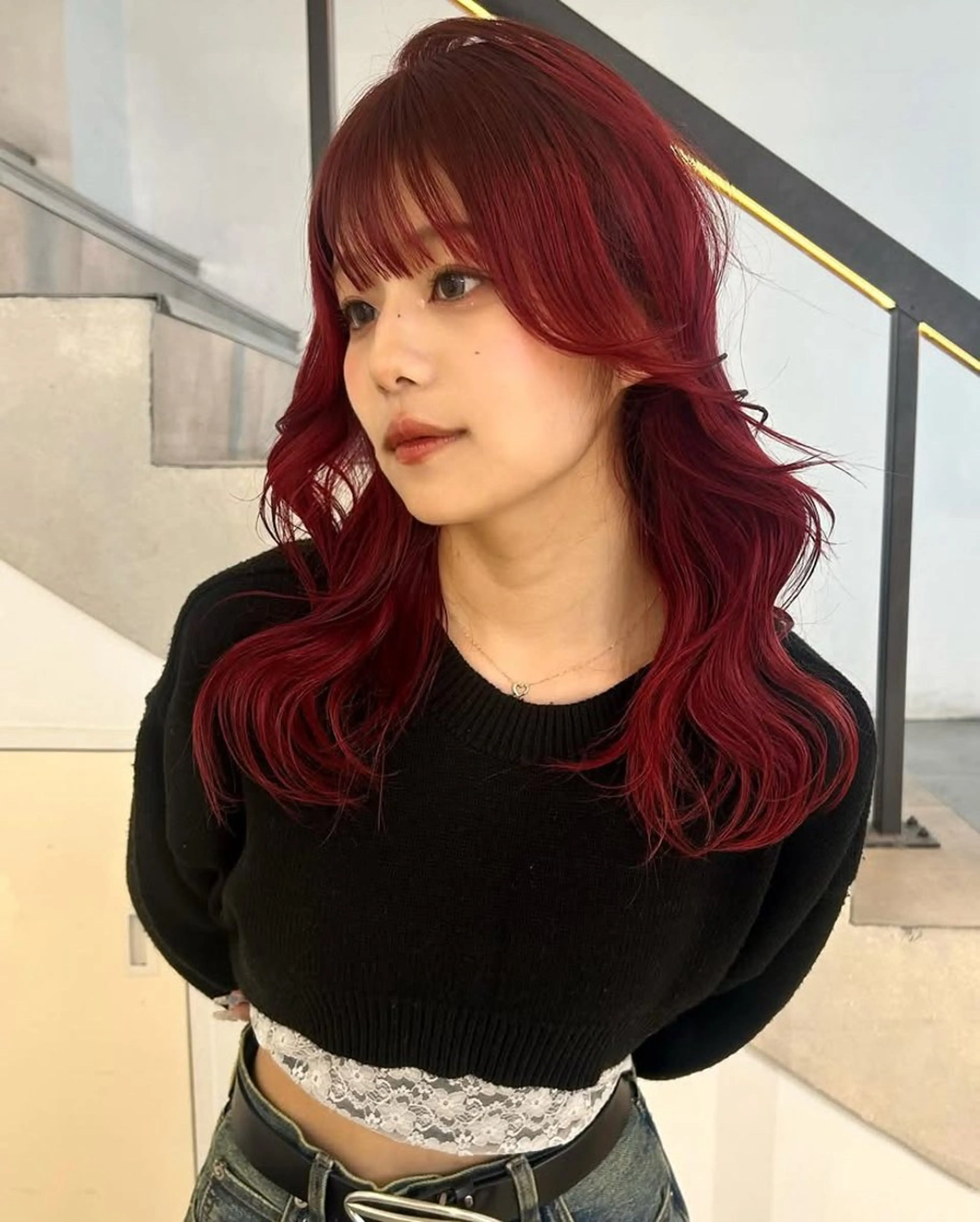 ロング カラー ヘアカラー ⭐️SORA⭐️ nail★colorのネイルデザイン