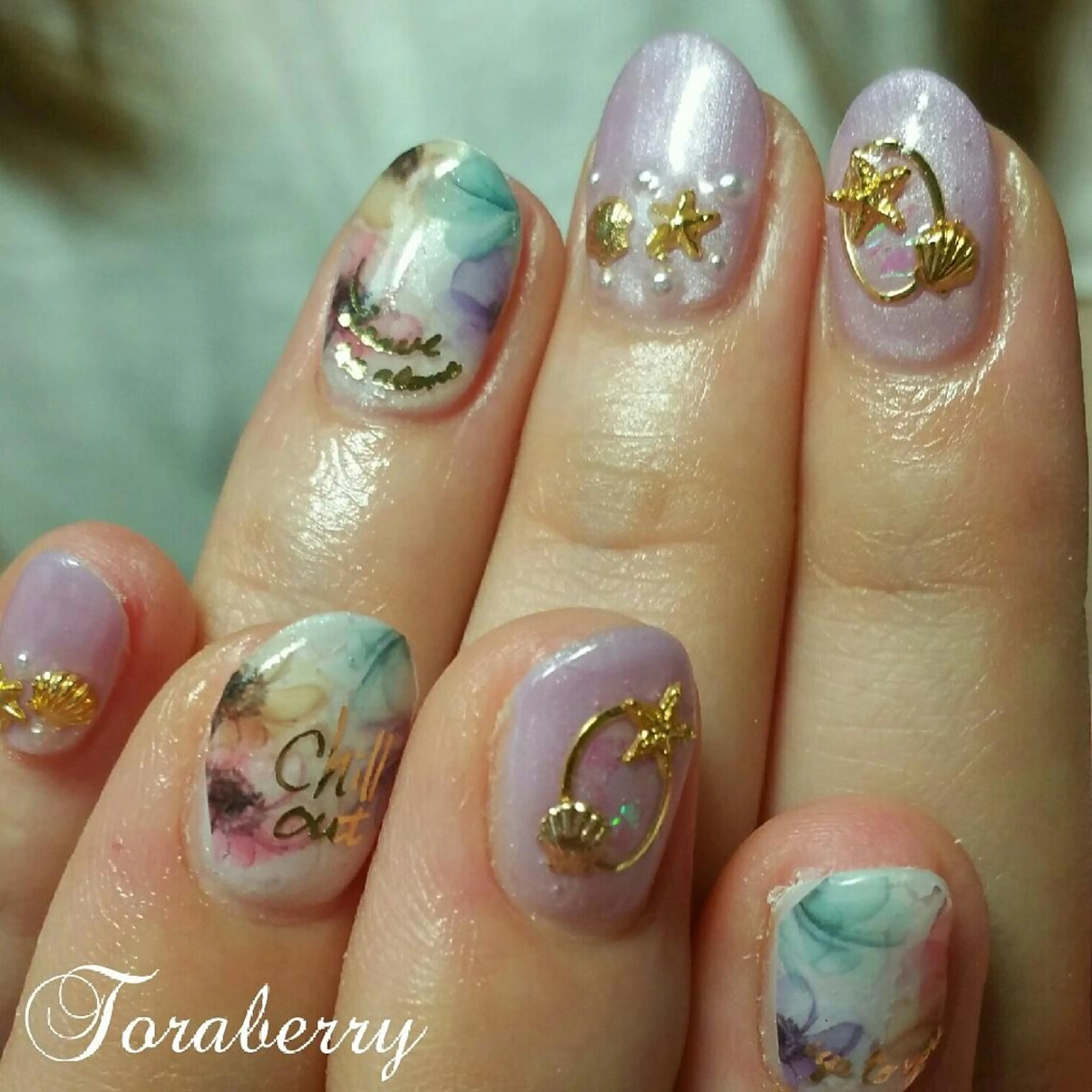 ネイル 夏ネイル ネイリスト なつみのネイルデザイン