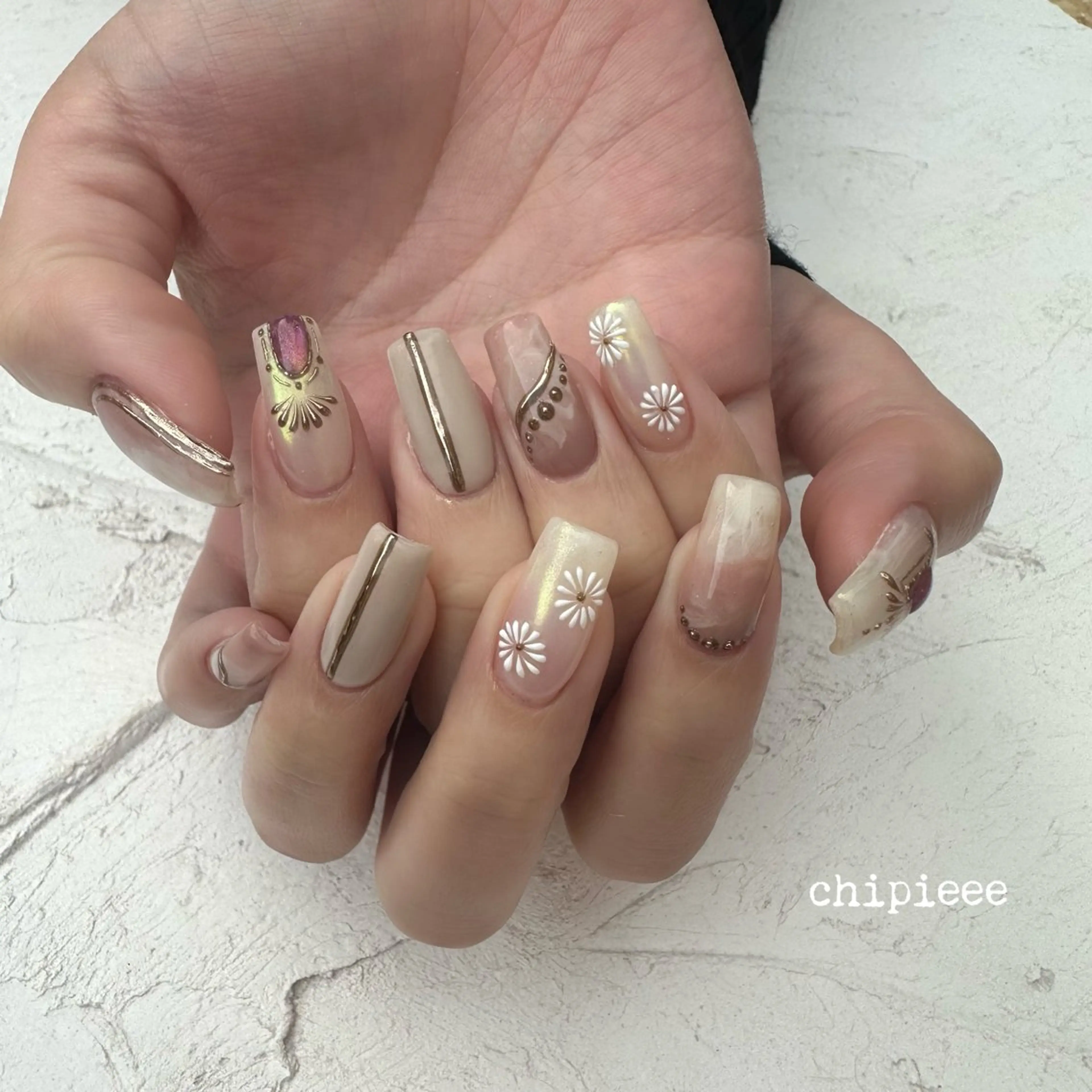 ネイル オーロラネイル キラキラネイル ハンドネイル HiMe .のその他イメージ