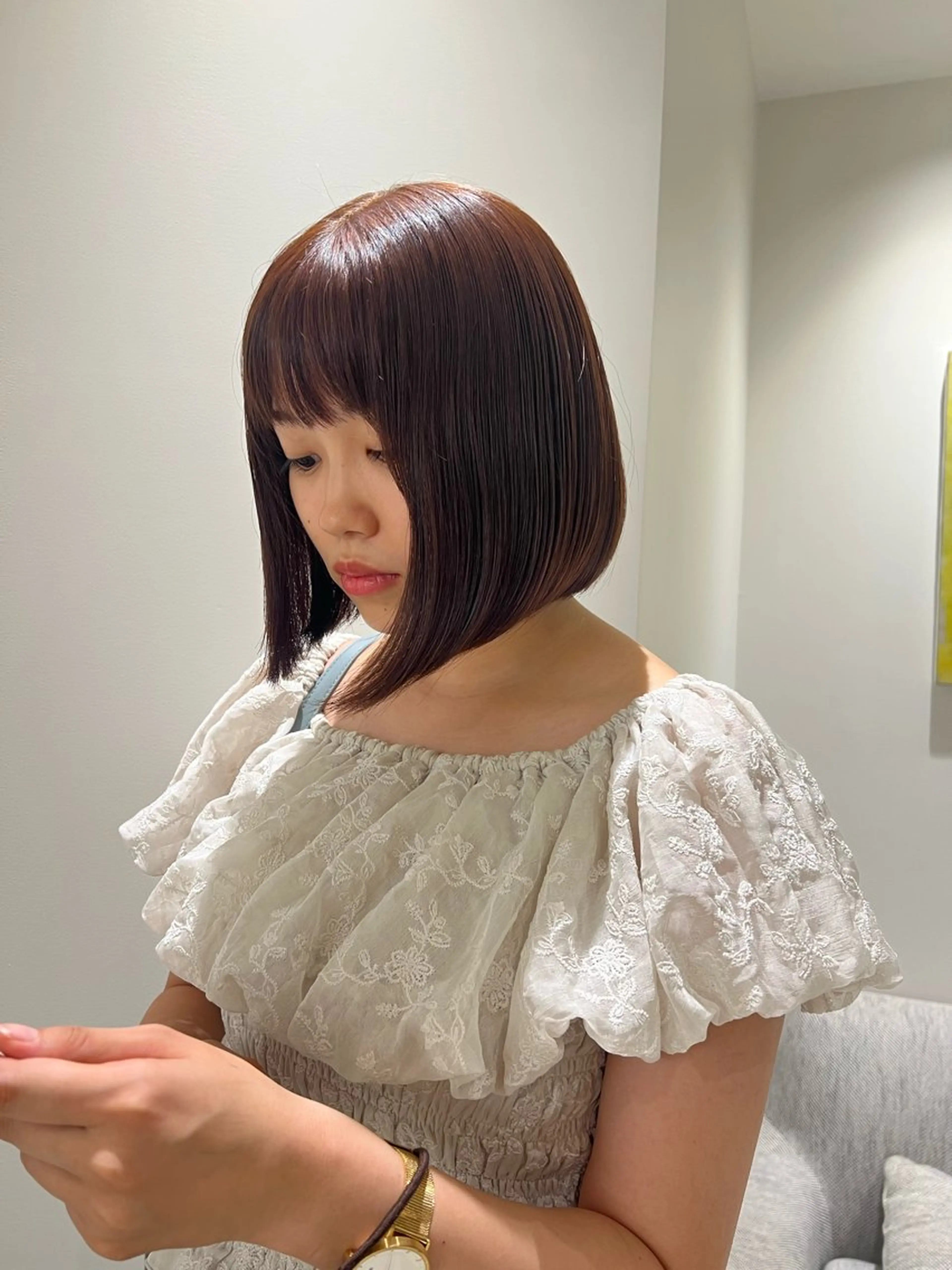 ミディアム LONESS所属・成岡 愛美のヘアスタイル