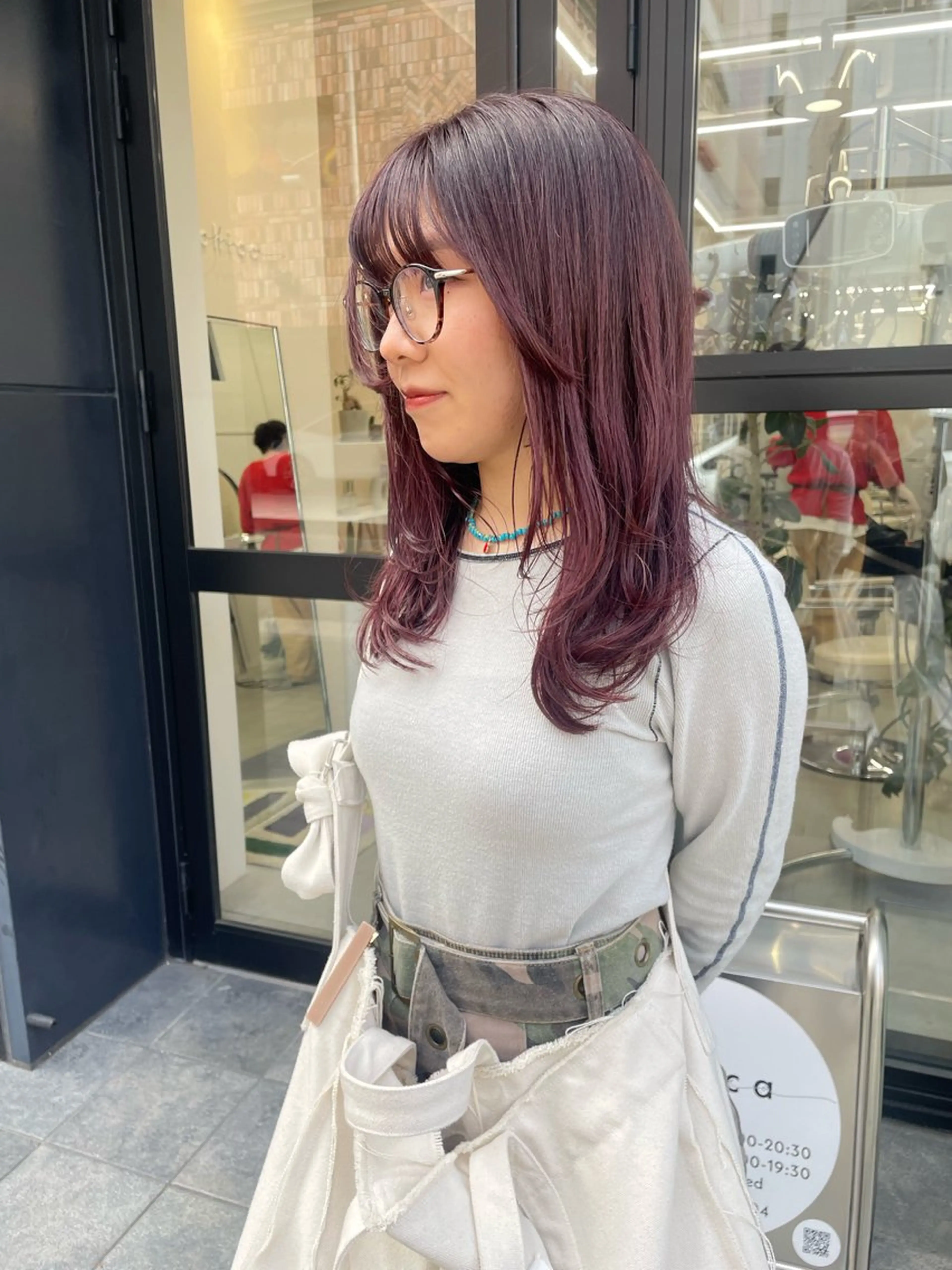 ロング カット ヘアカラー トリートメント ボブカットモデル/パ ーマ/harunaのヘアスタイル