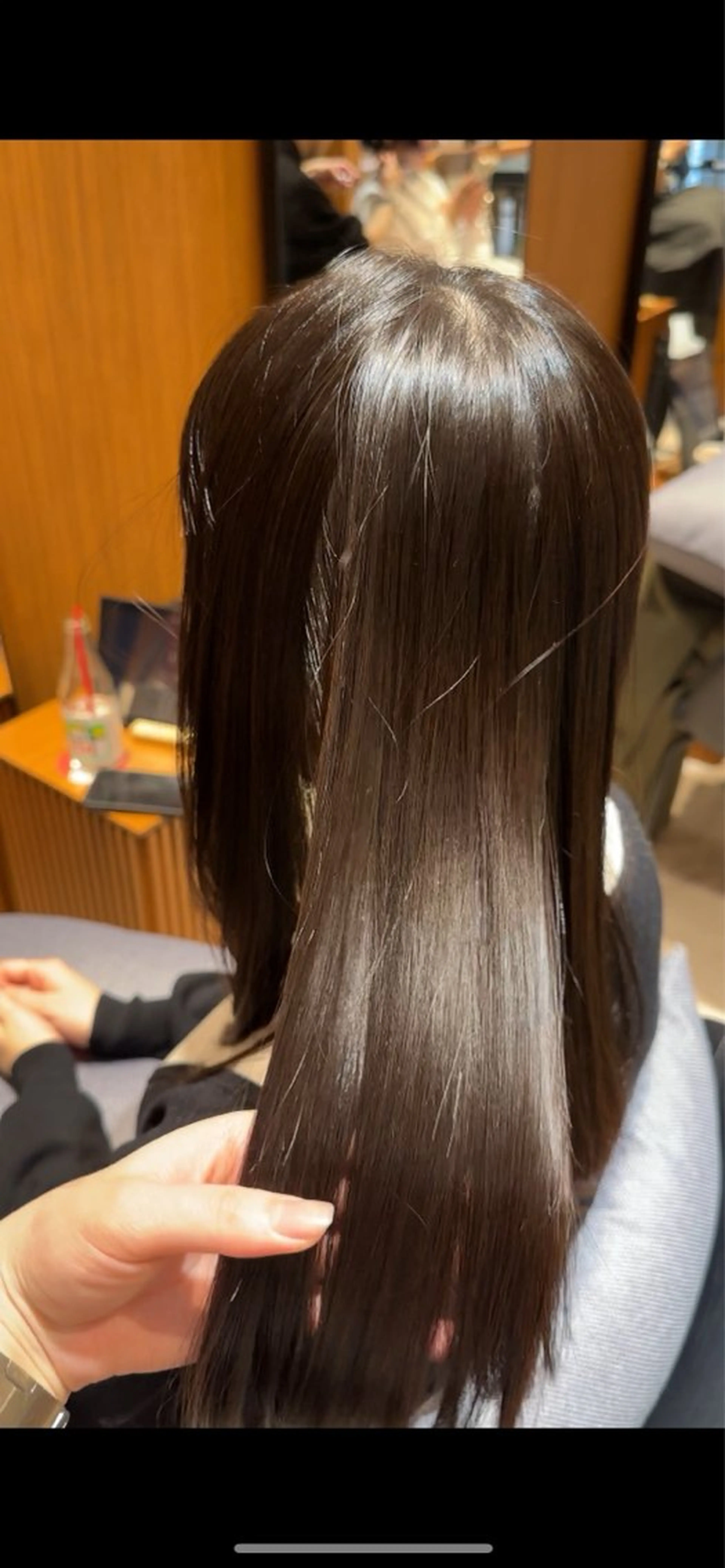 セミロング 縮毛矯正 yiye aoyama所属・表参道yiye うららのヘアスタイル