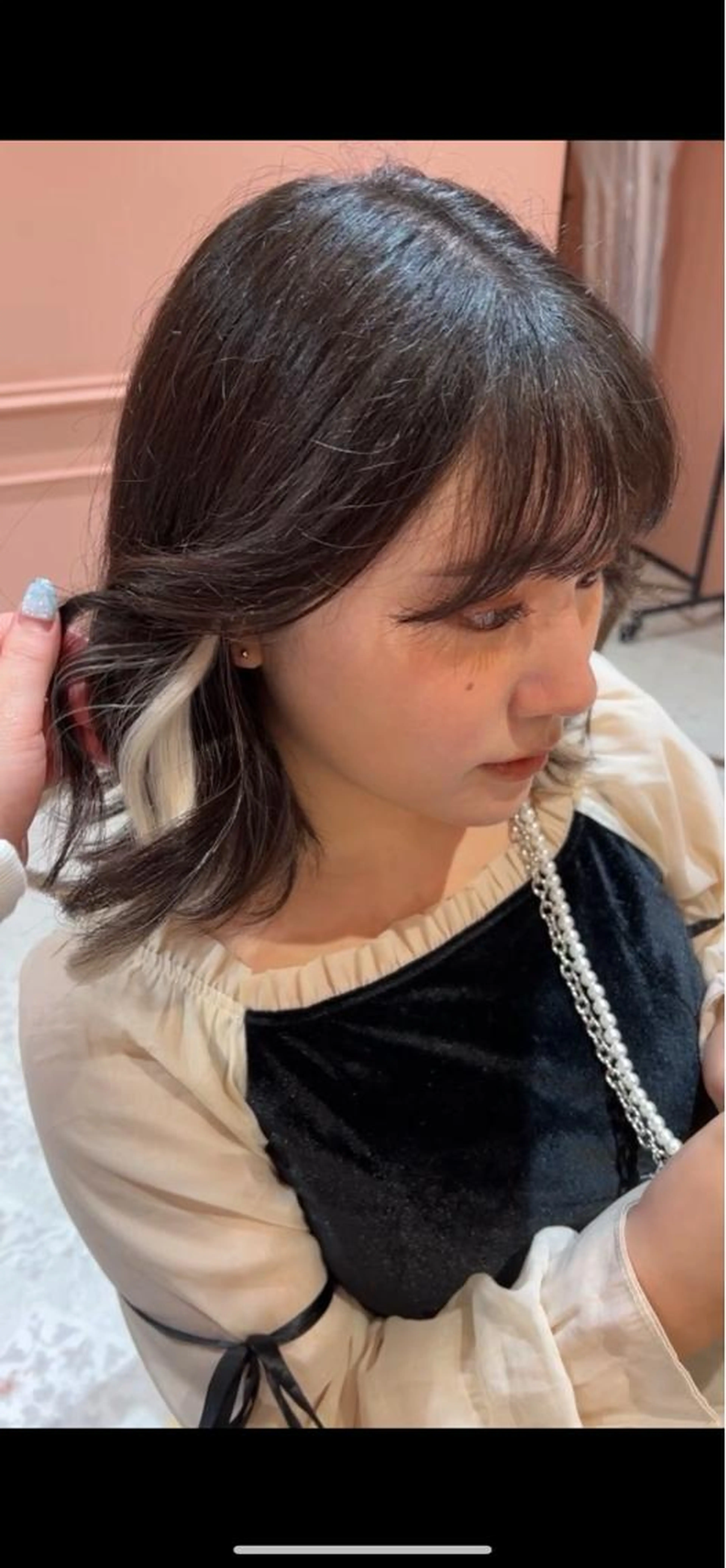 💞ツヤツヤシールエクステ💞インナーカラー10本の写真