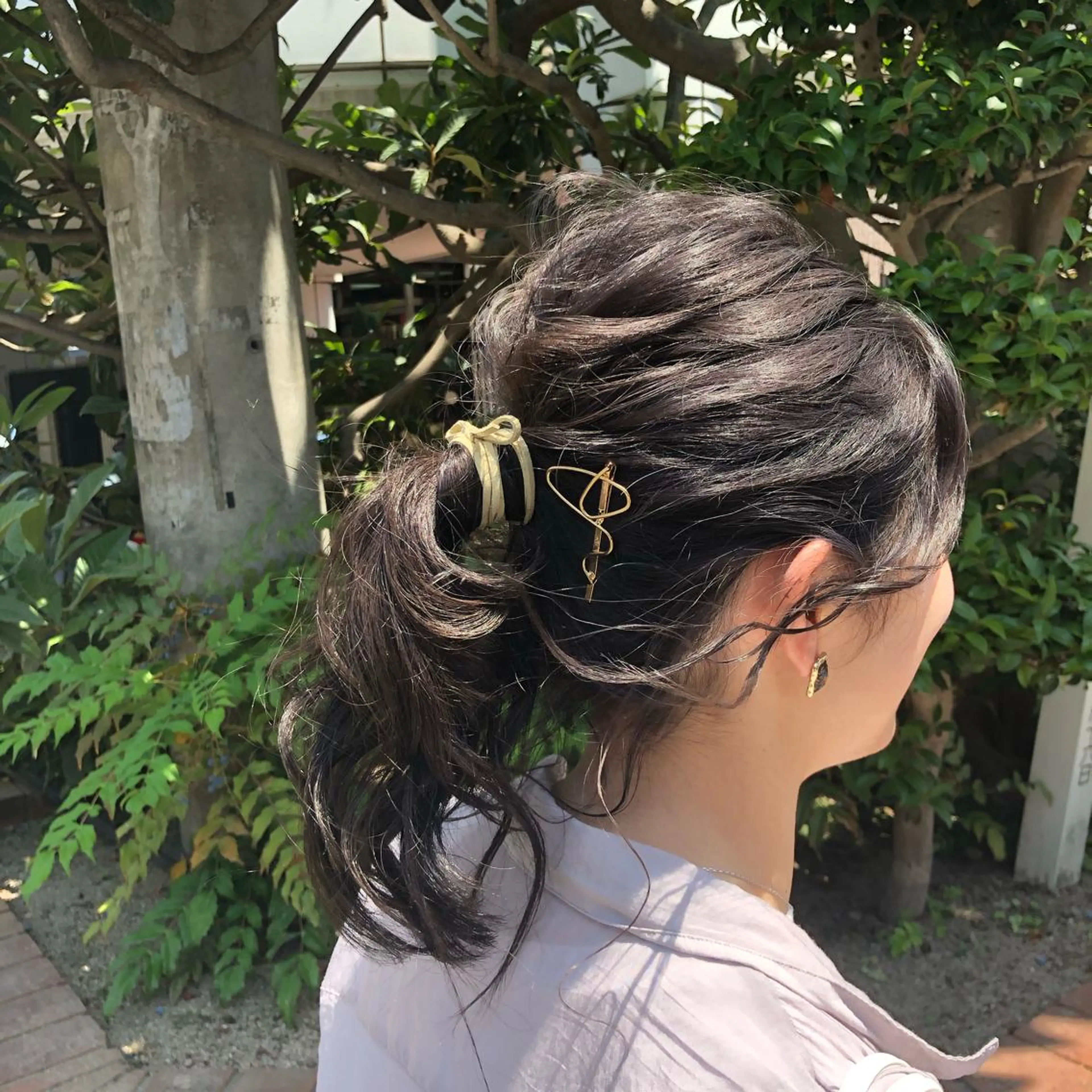 セミロング ヘアアレンジ platinam doll南草津店のマツエク・マツパデザイン