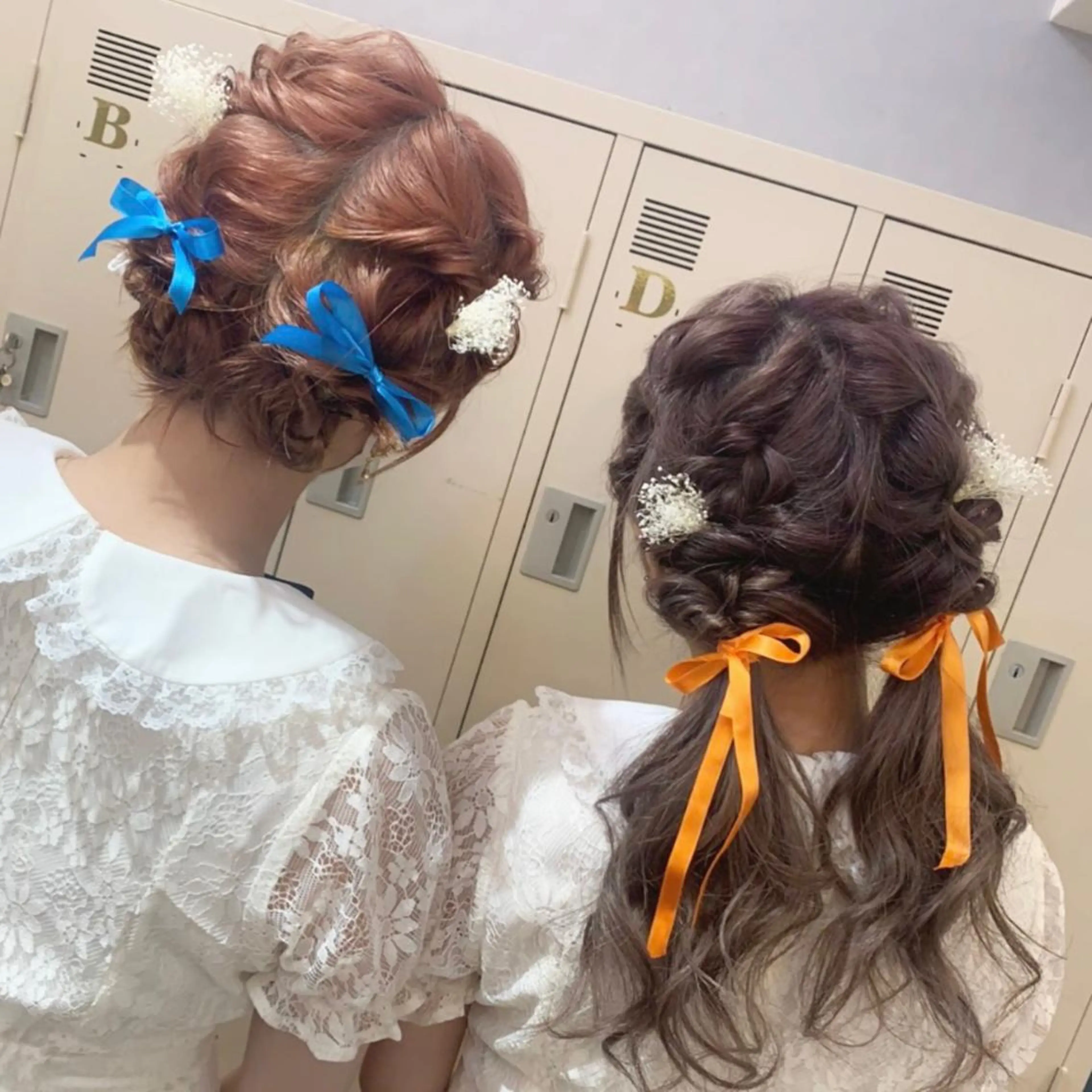 ロング カラー ヘアアレンジ ヘアセット 代表🎀 ふわモテ愛 され髪🩷yumiのヘアスタイル