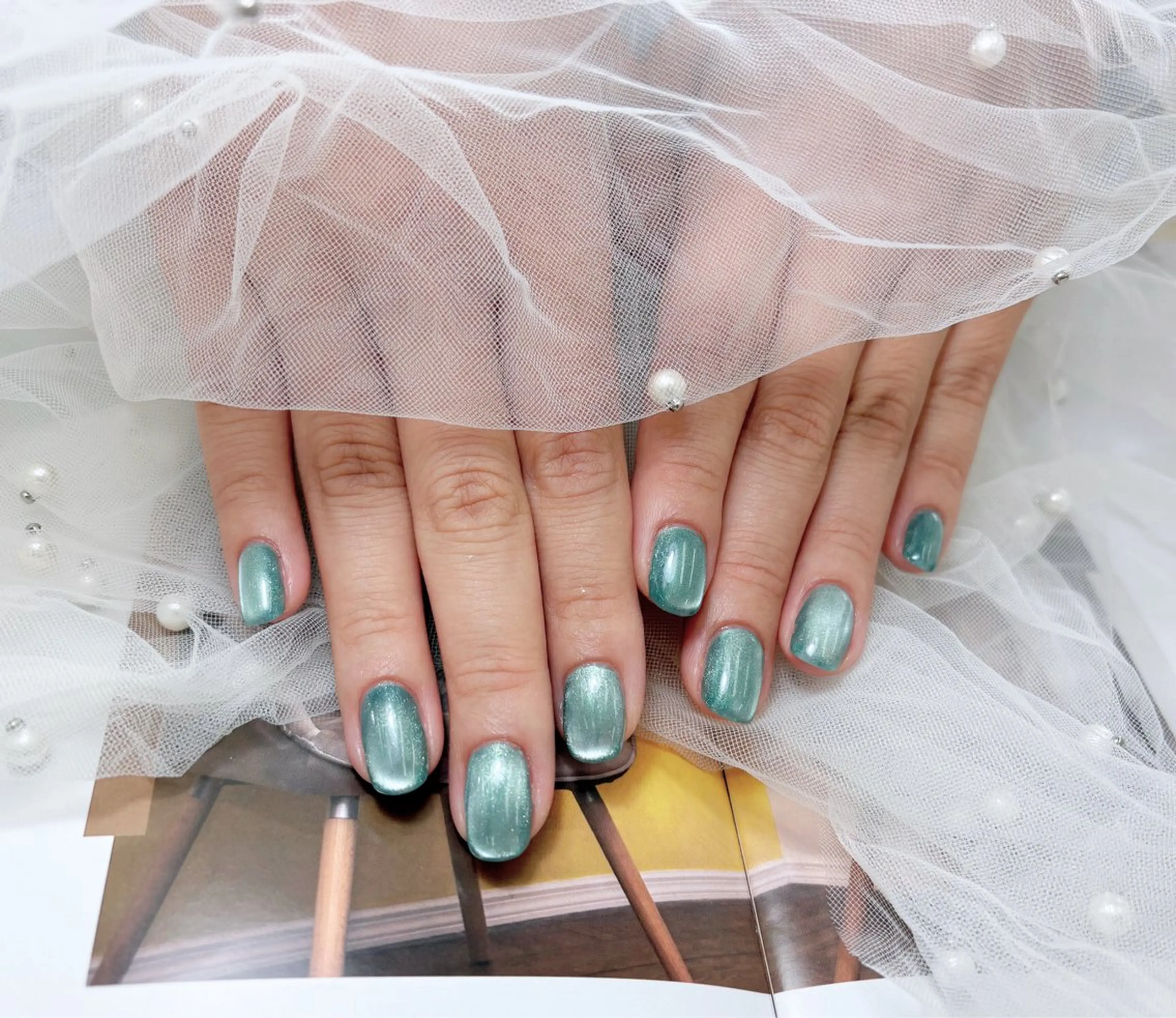 ネイル マグネットネイル 💎ネイリスト💎 月奈🌕🎀のネイルデザイン