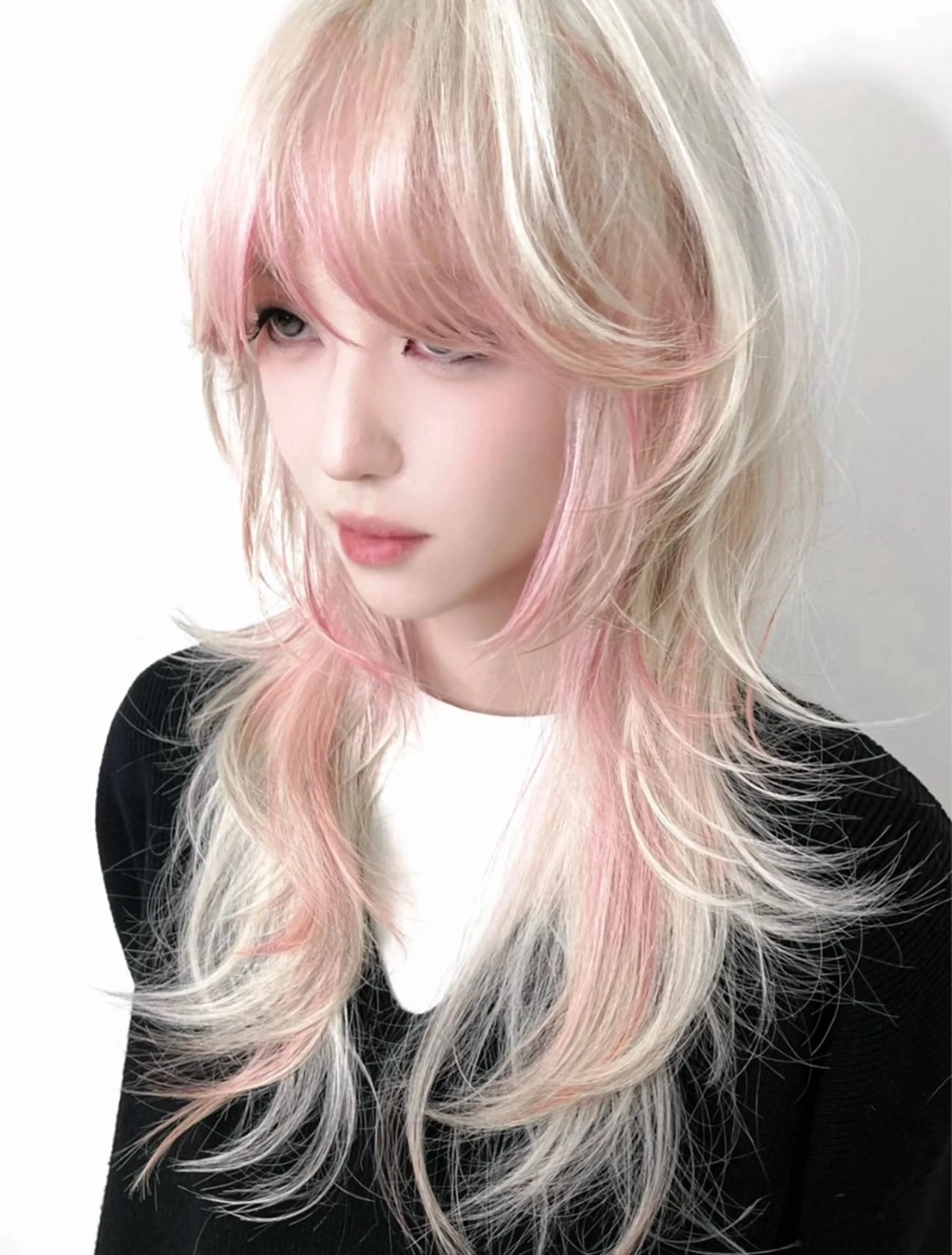 セミロング カラー カット ヘアカラー トリートメント デザインカラー⭐︎★ 🐆hyo🐆のヘアスタイル