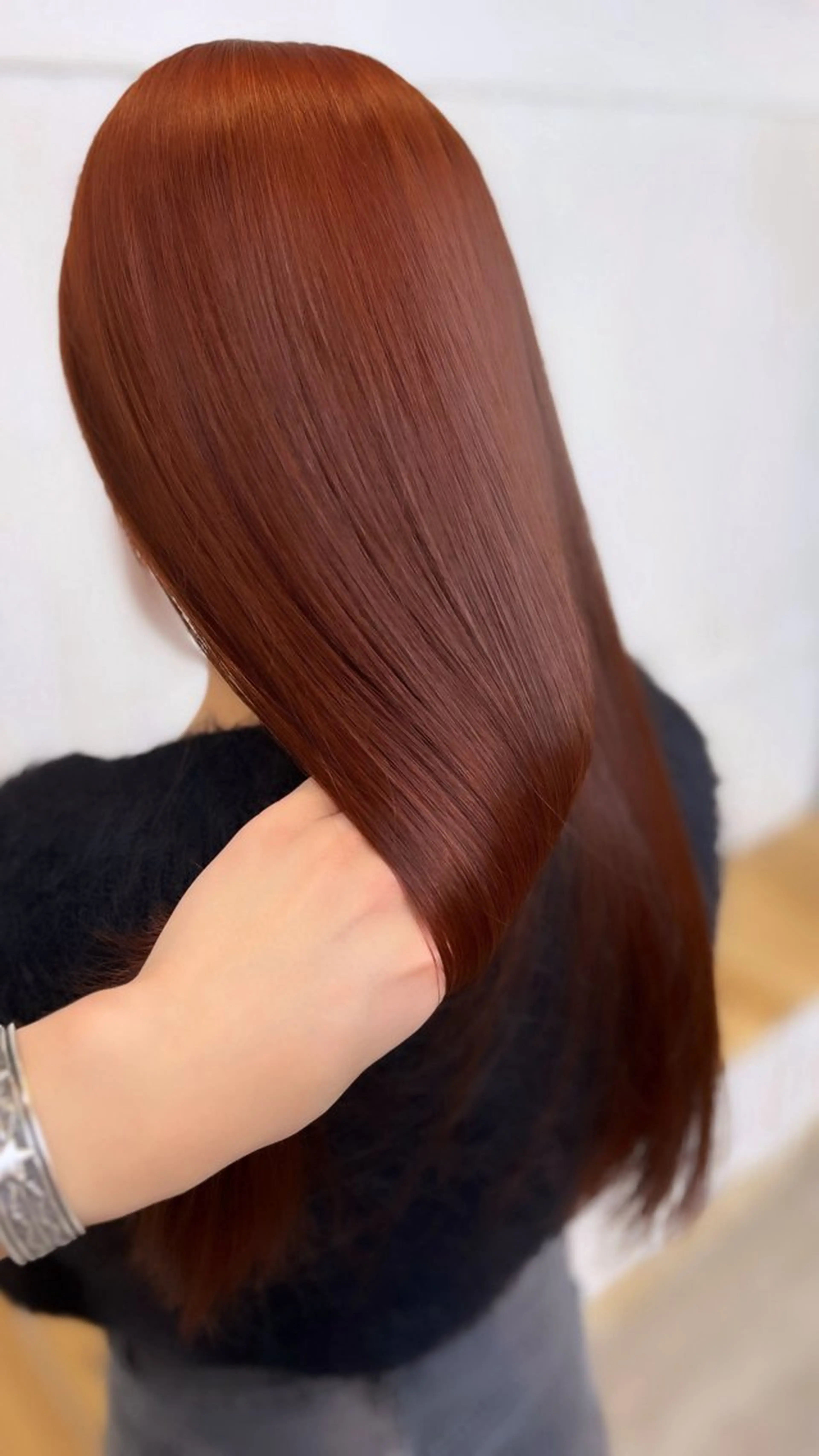 セミロング カラー パーマ ヘアアレンジ ブリーチ 透明感カラー ダブルカラー ブリーチなしカラー トリートメント カット ヘアカラー トリートメント ヘッドスパ ヘアセット 二ヶ月綺麗が続く デザイン/星野六三四のヘアスタイル