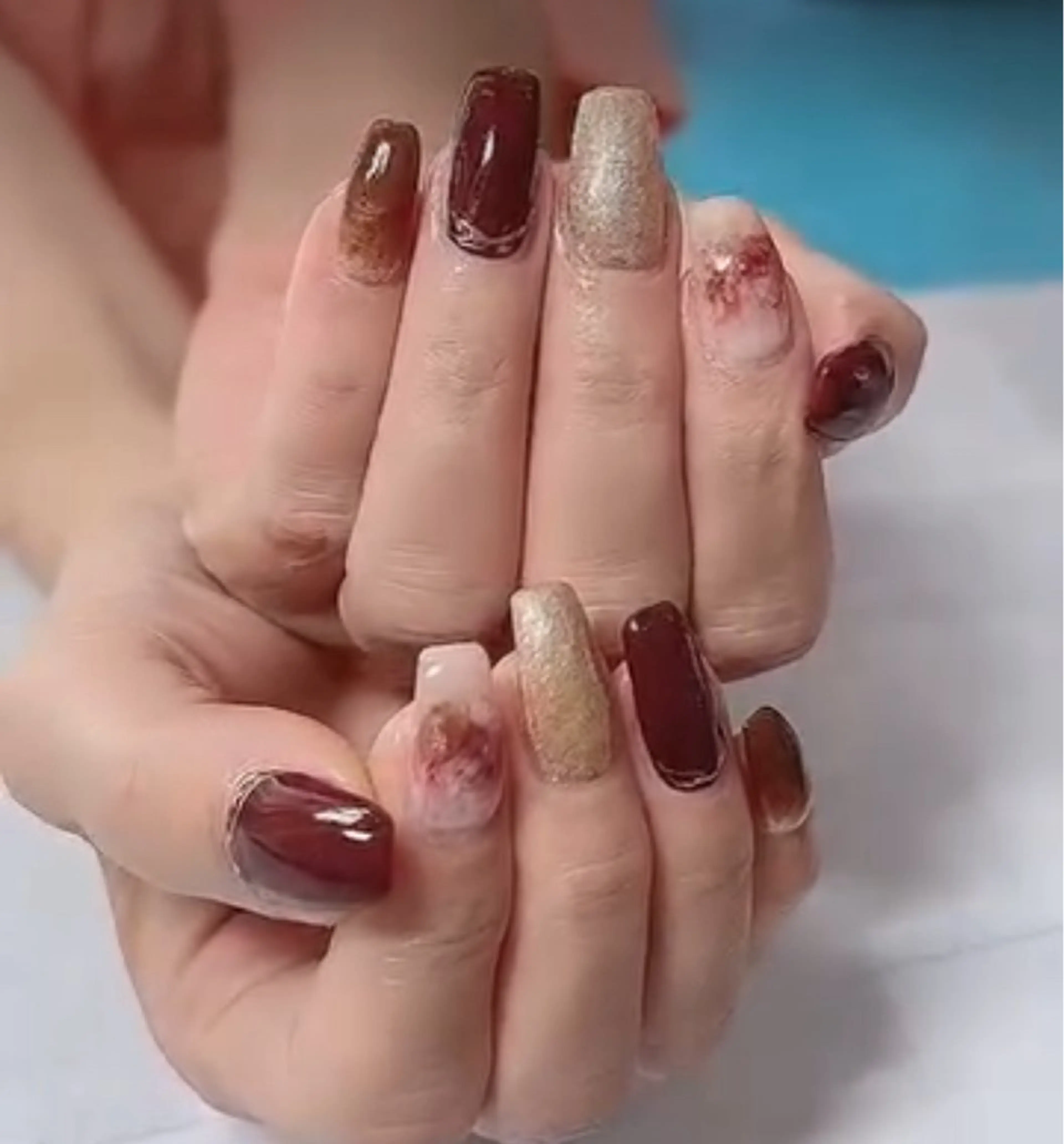 ネイル ニュアンスネイル ハンドネイル PACENAIL今福店所属・PACENAIL 今福のネイルデザイン