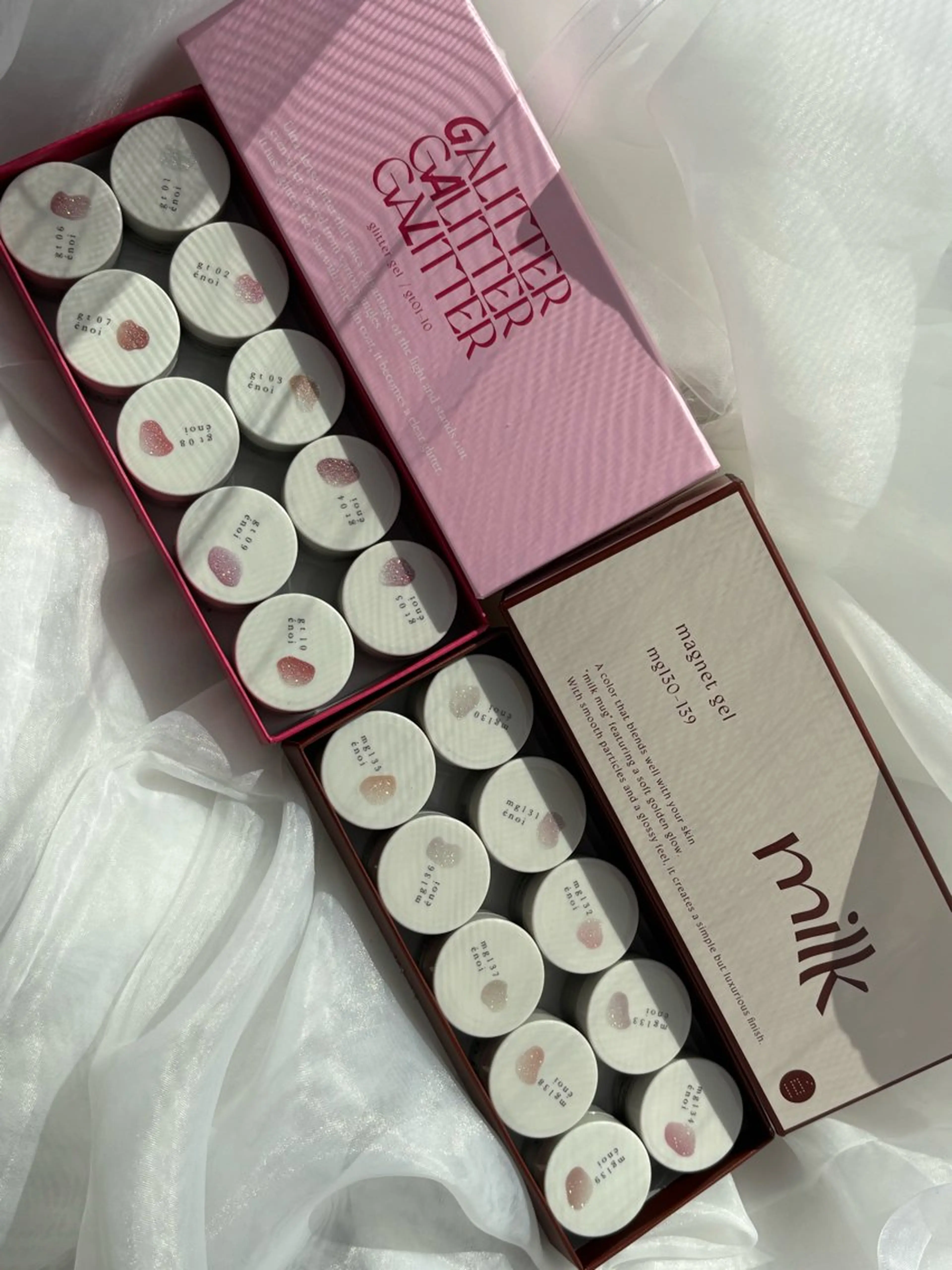 ネイル ラメ(グリッター) マグネットネイル ハンドネイル MIKA ♡のネイルデザイン