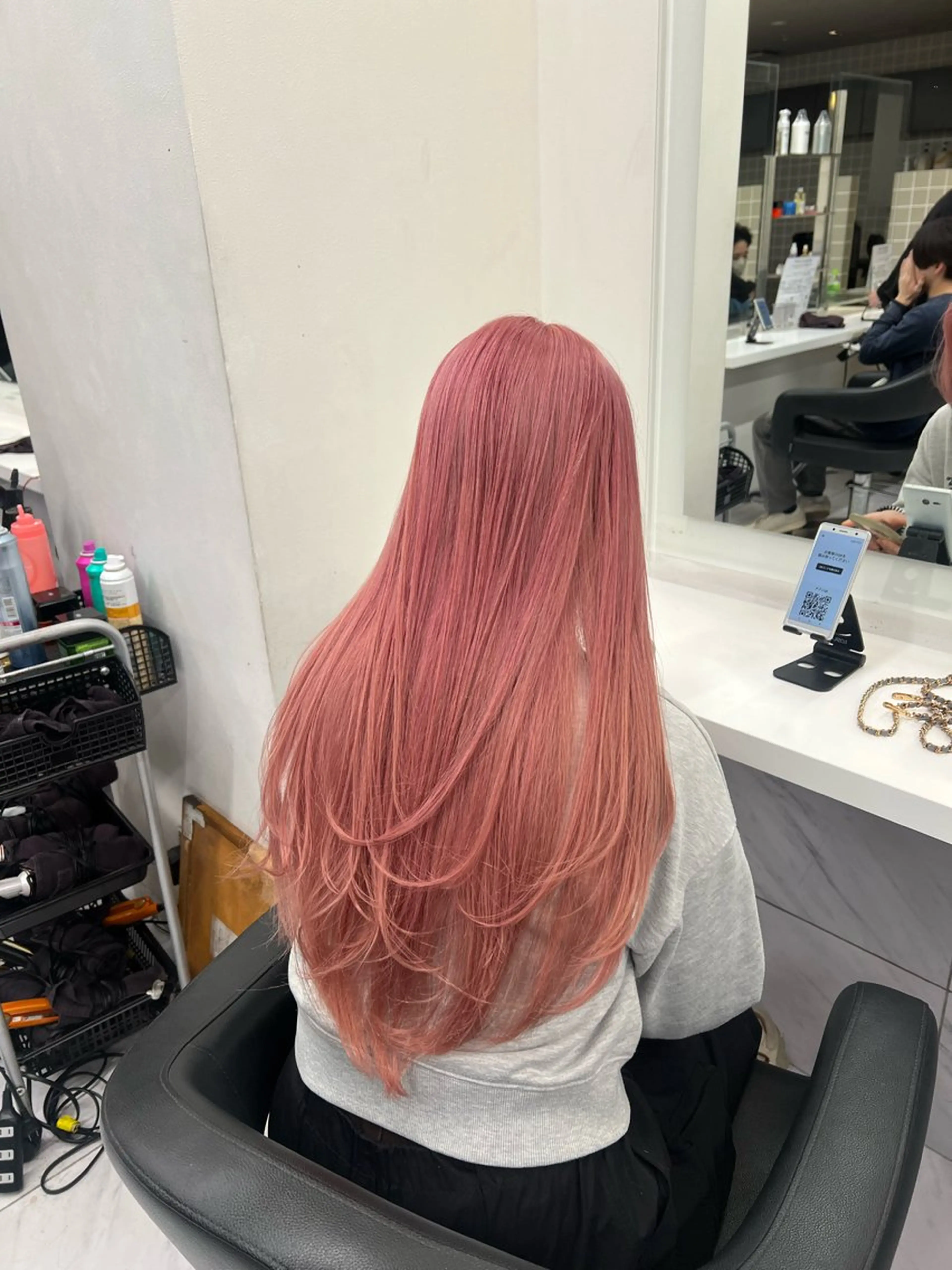 ロング カラー カット ヘアカラー 韓国レイヤーカット /REIのヘアスタイル