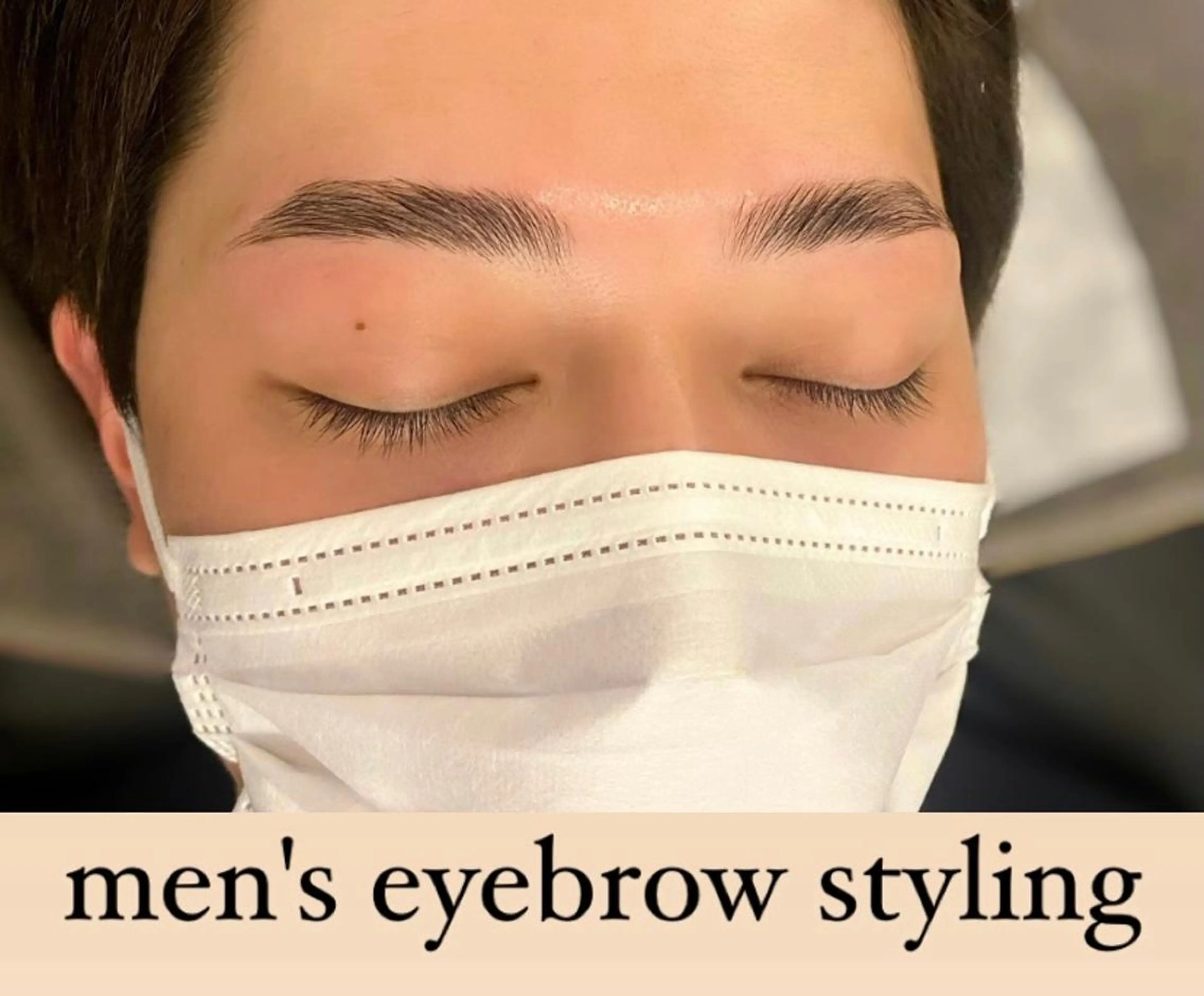 メンズ アイブロウ メンズパーマ メンズアイブロウ 眉毛ワックス脱毛 lush&blow 　JIJI所属・lush &blow JIJIのマツエク・マツパデザイン