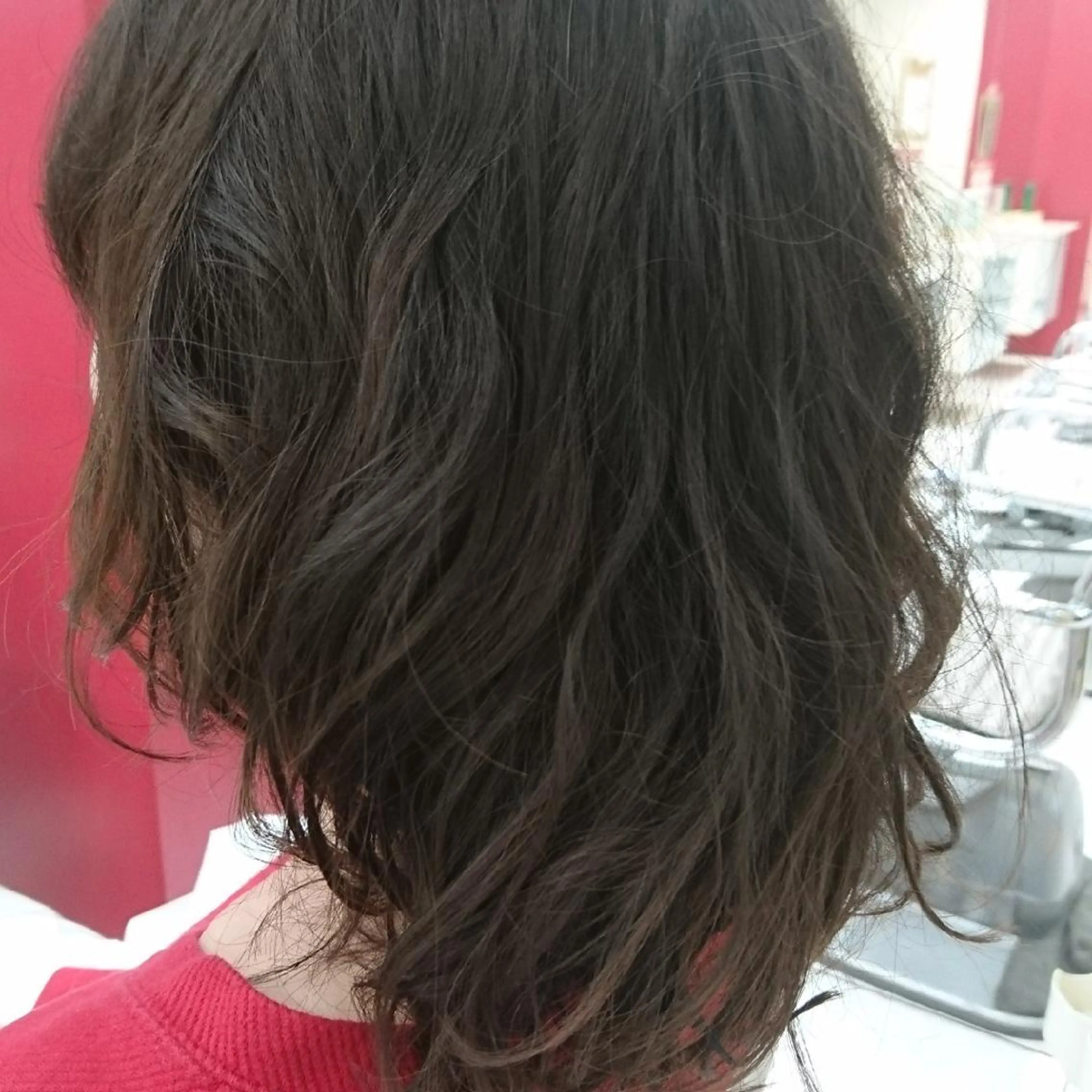 ミディアム パーマ 仲村 友孝のヘアスタイル