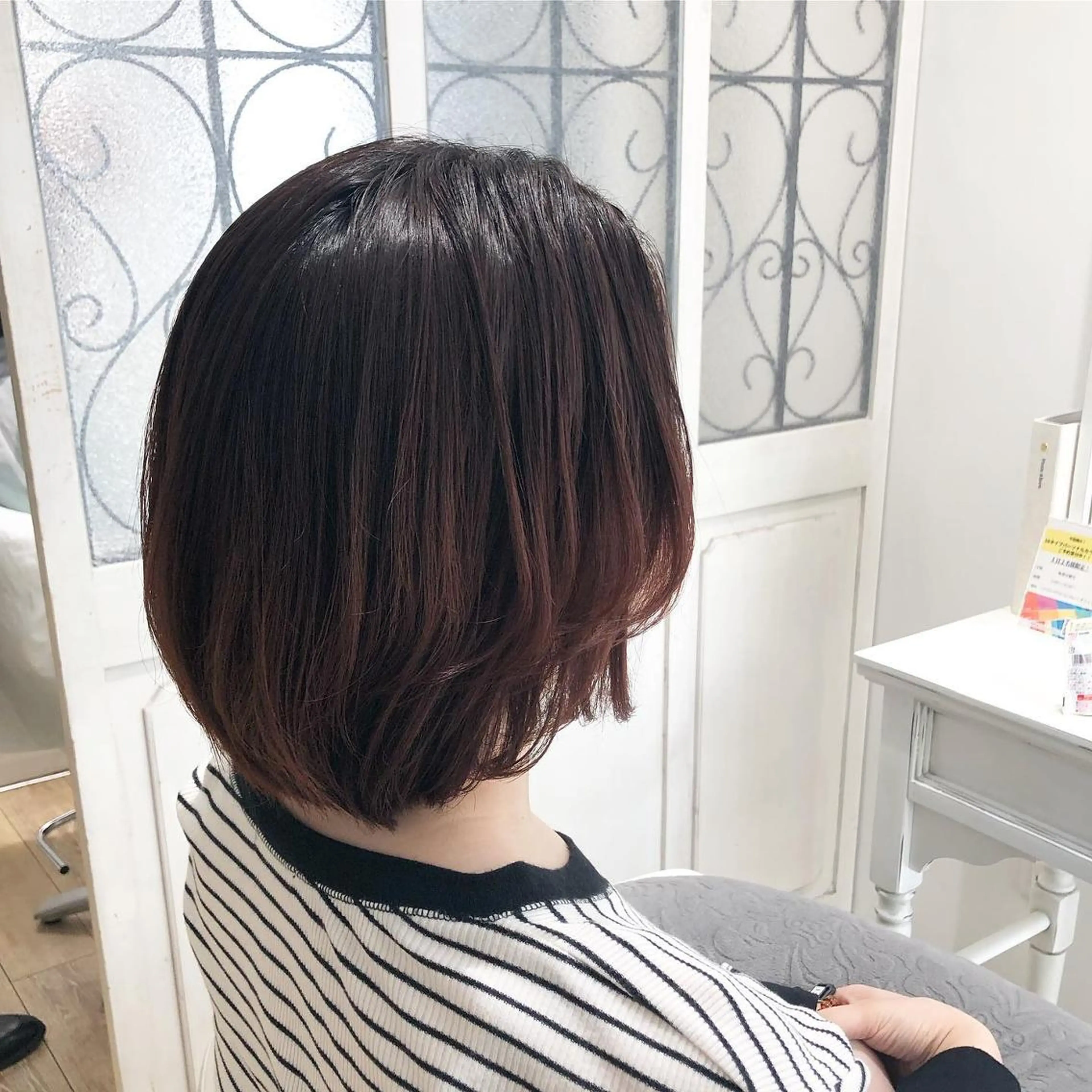 セミロング カラー ヘアアレンジ バレイヤージュ グラデーションカラー レイヤーカット ✨🌿大人可愛い愛さ れhair🌿✨松本のヘアスタイル