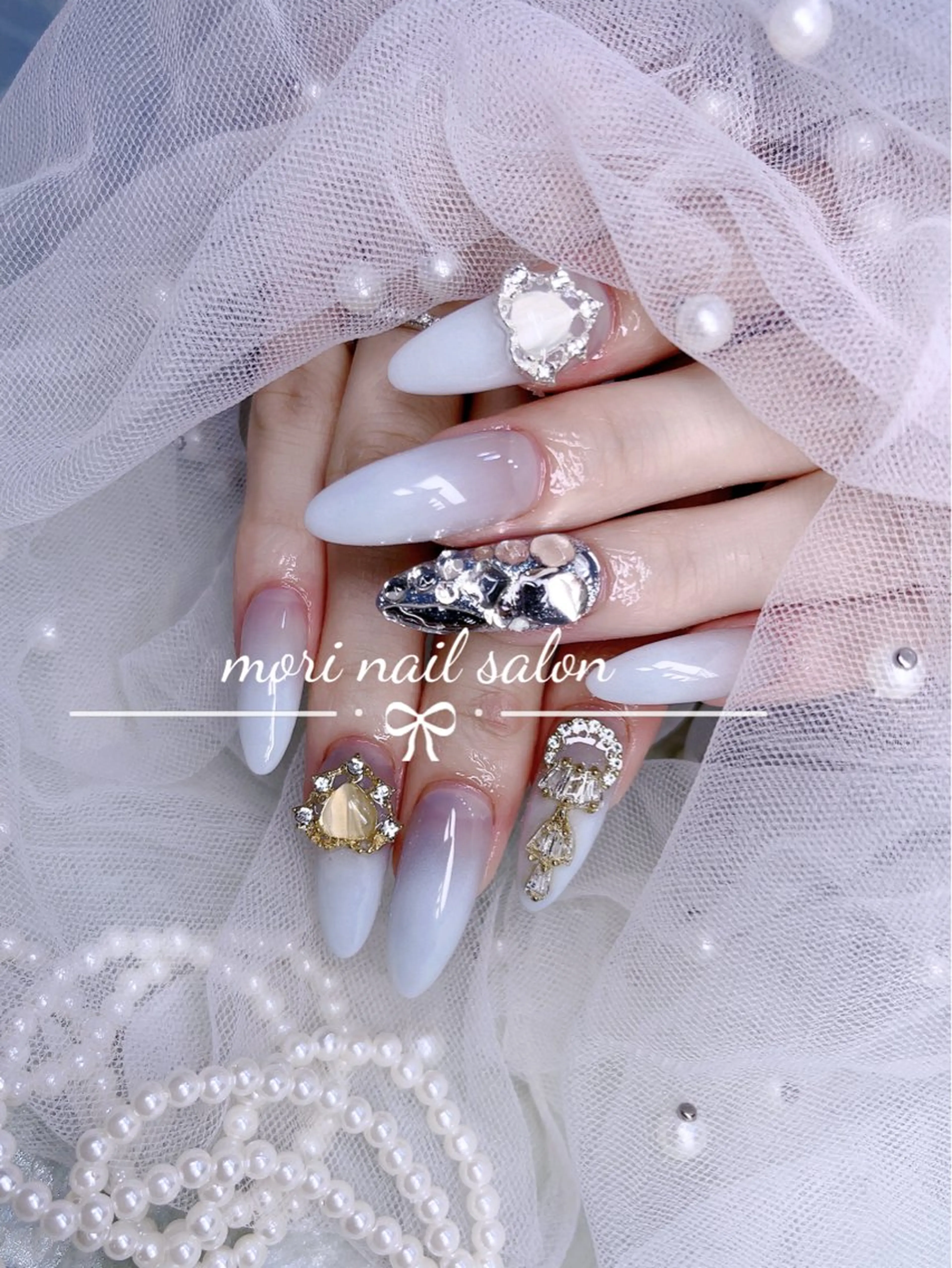 ネイル ハンドネイル 森 ネイルサロンのネイルデザイン