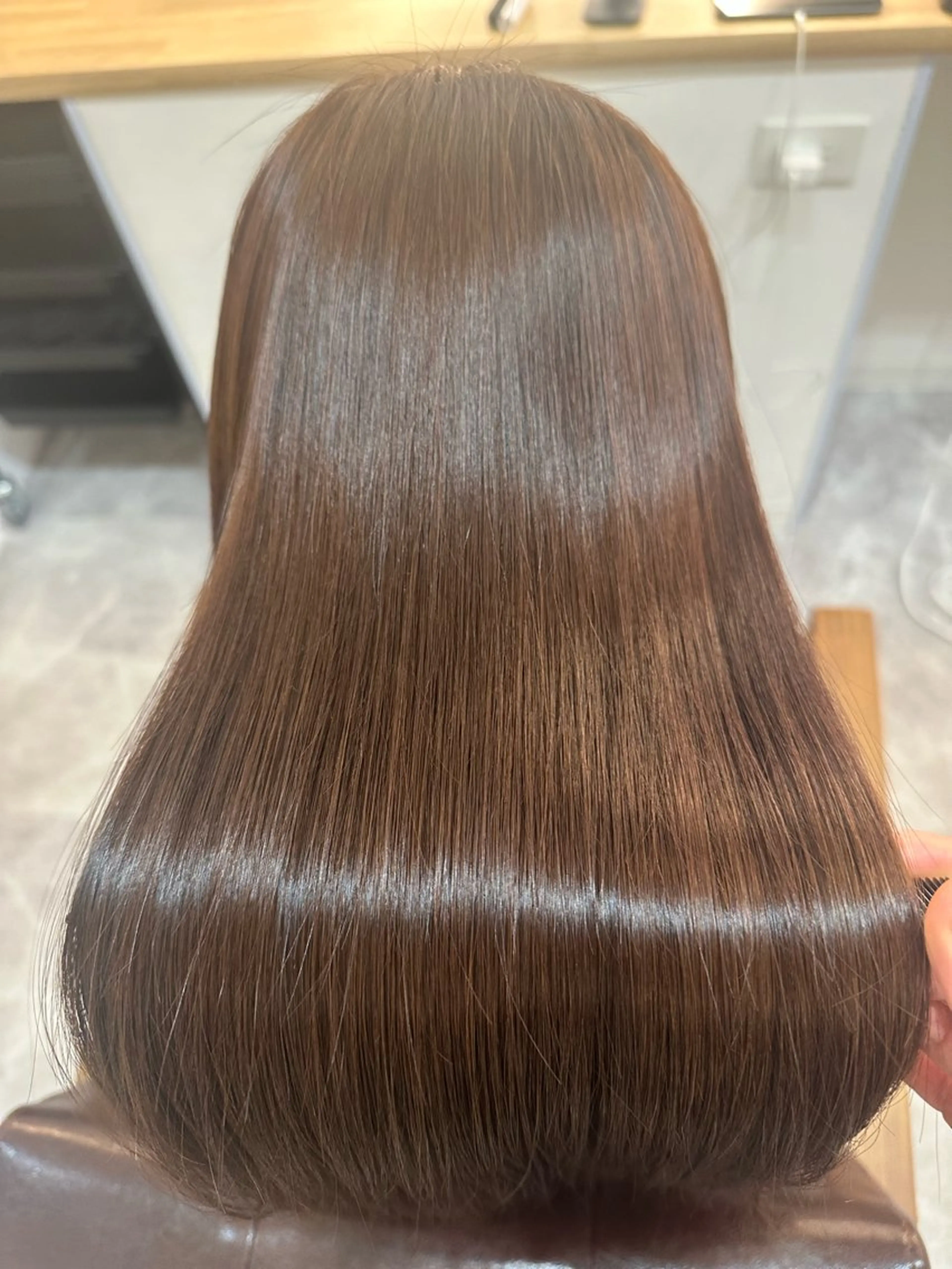 ロング カラー キッズ カット ヘアカラー 縮毛矯正 トリートメント 横浜関内髪質改善 re:Magoのヘアスタイル