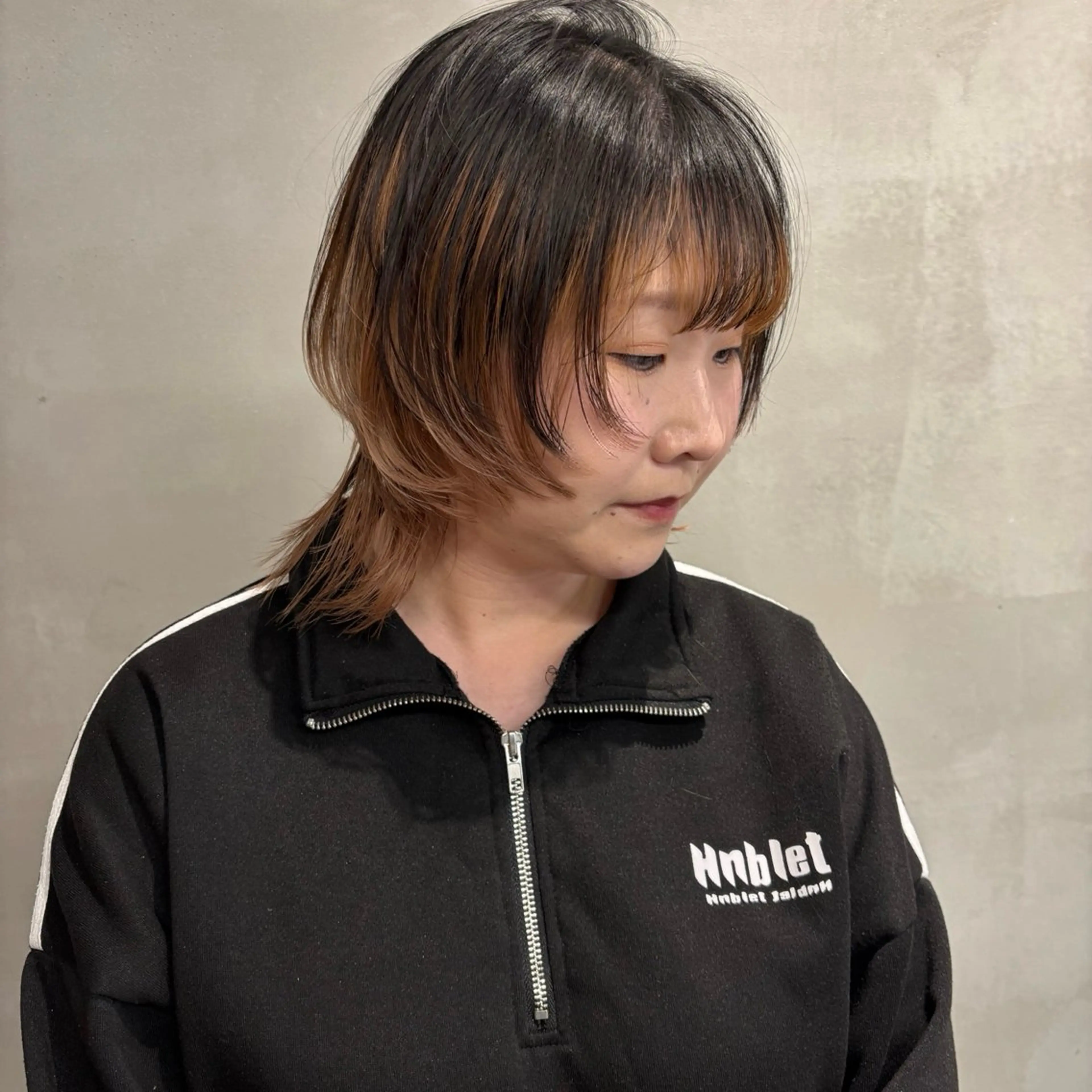 ミディアム rukia : カットモデル様大募集のヘアスタイル