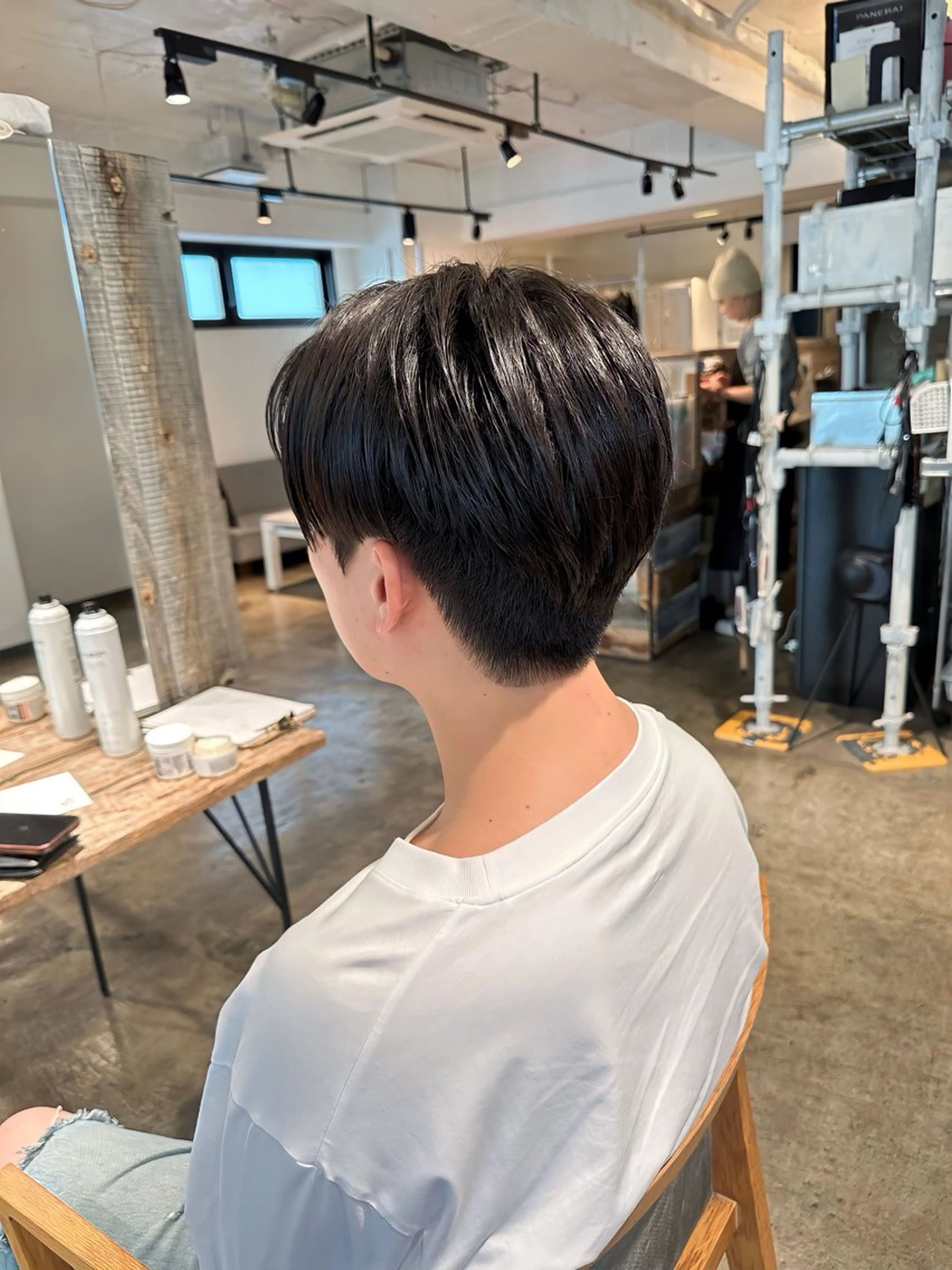 メンズ センターパート メンズパーマ 刈り上げ カット 骨格補正施術/メンズ 専門美容師/YUYAのヘアスタイル