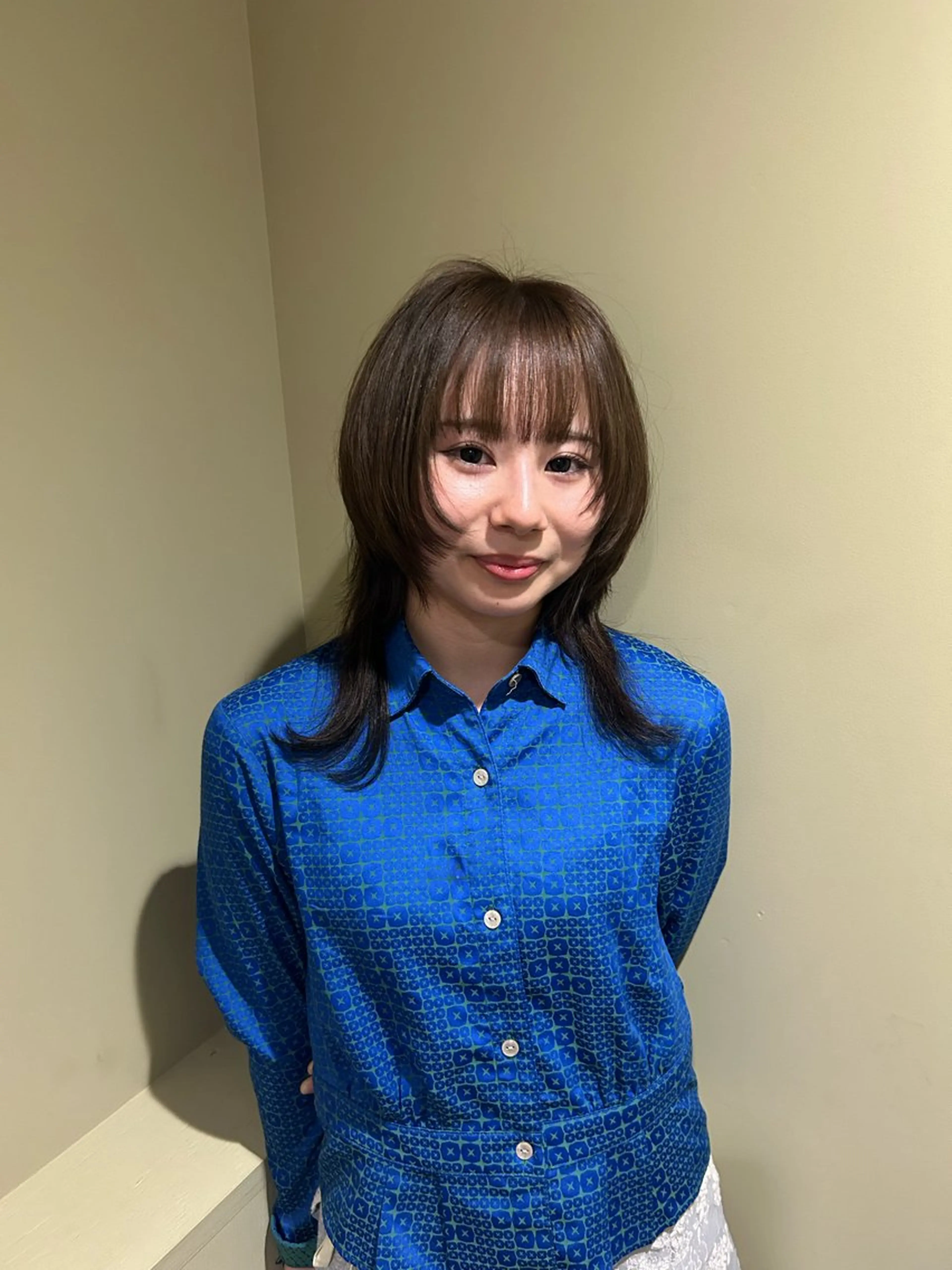 ミディアム カット 🌷下野 莉果/ボブ /パーマ/メンズ🌷のヘアスタイル