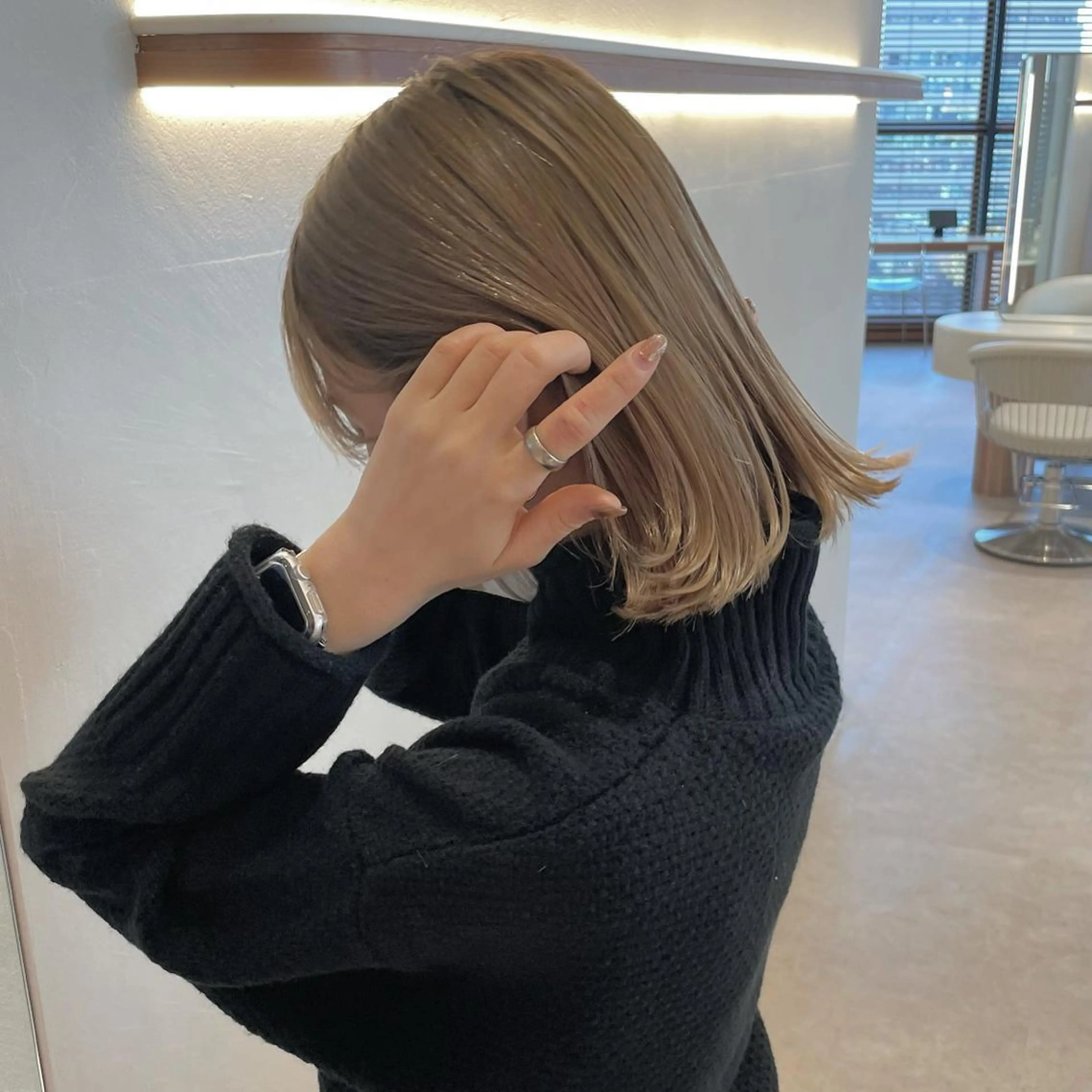 ミディアム 髪質改善 トリートメント ヘアカラー トリートメント HAVANA MIZUKIのヘアスタイル