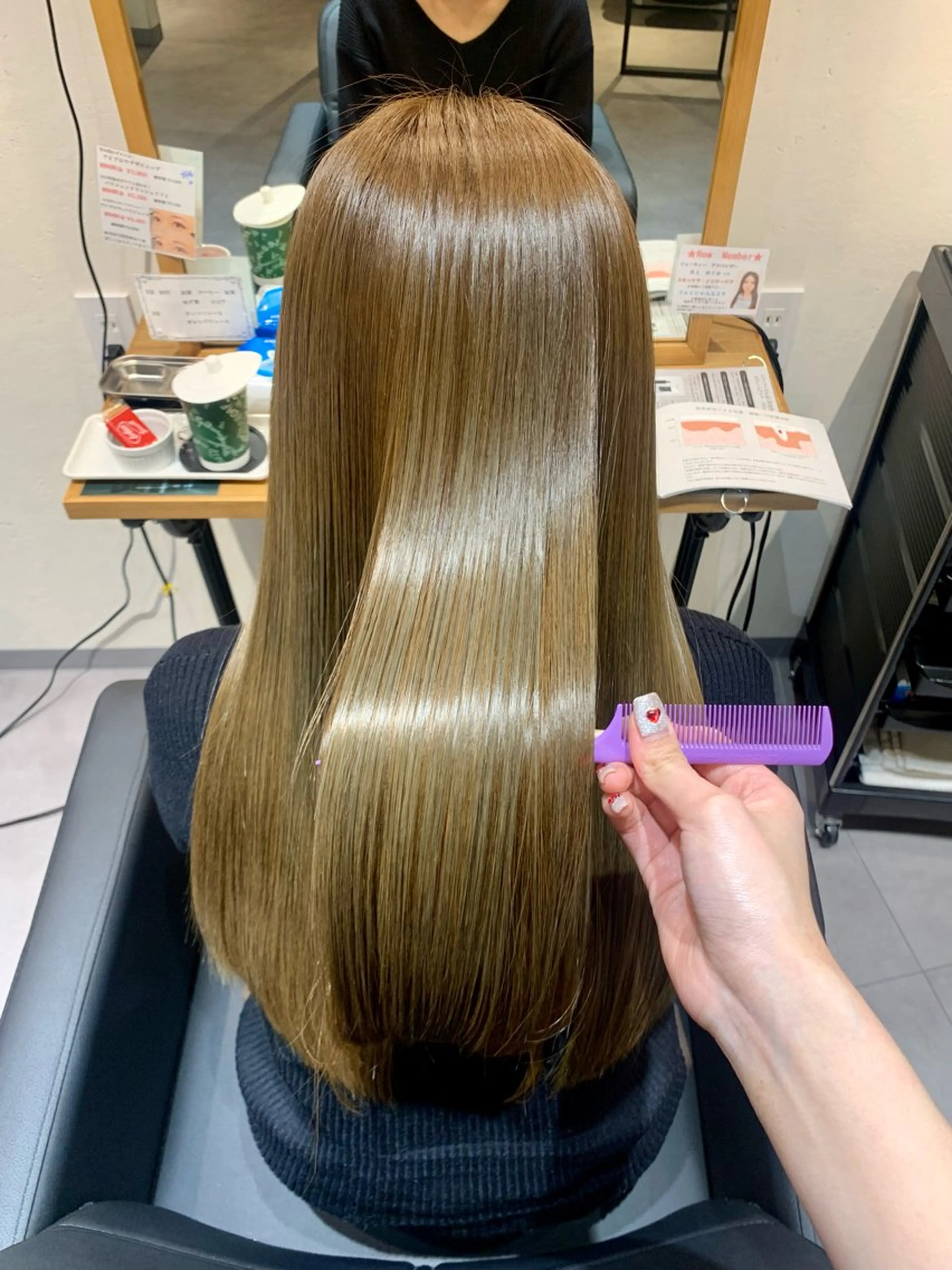 ロング 髪質改善 トリートメント Dears 香芝店所属・関 優希のヘアスタイル