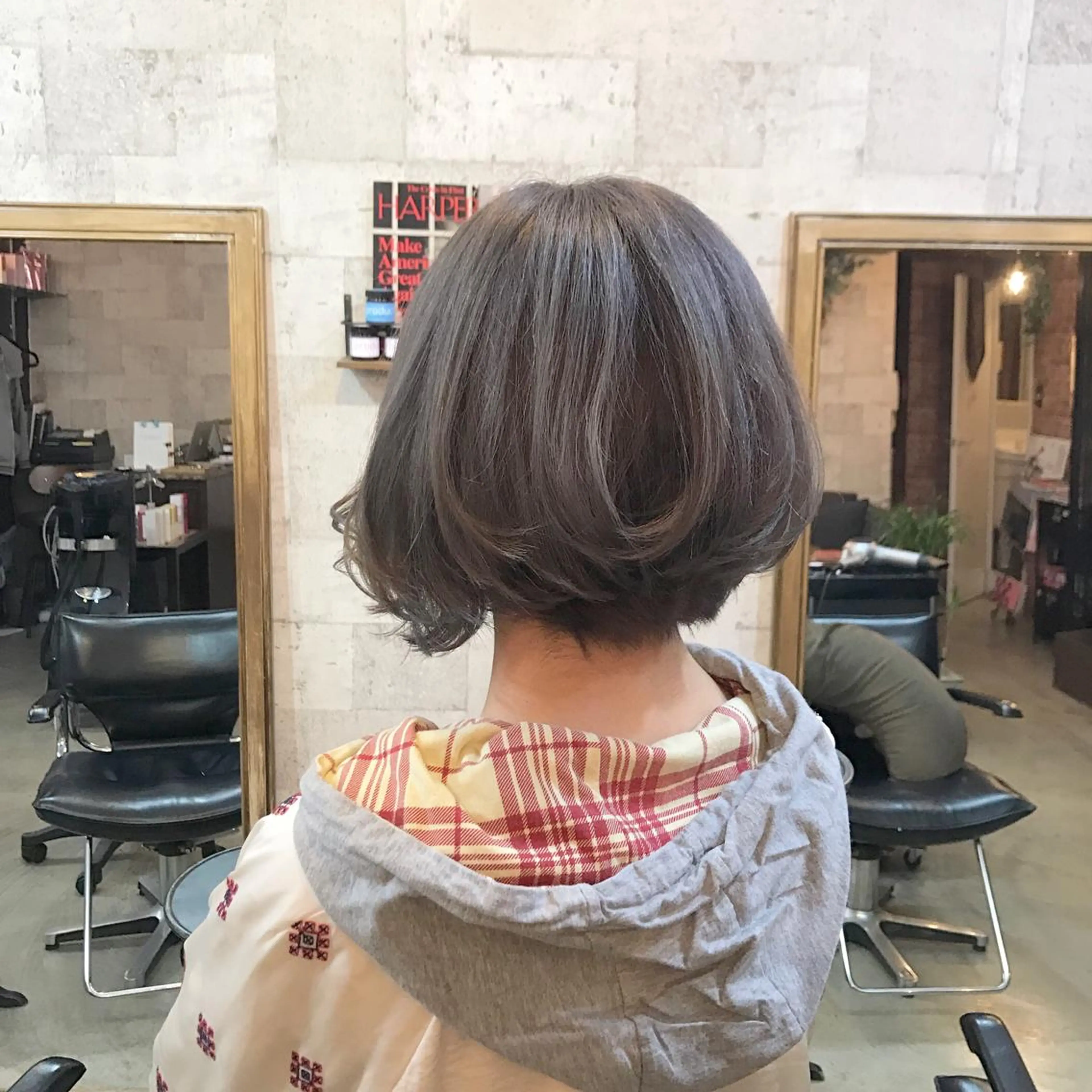 ショート カラー インナーカラー/天神 ブリーチ/吉田のヘアスタイル