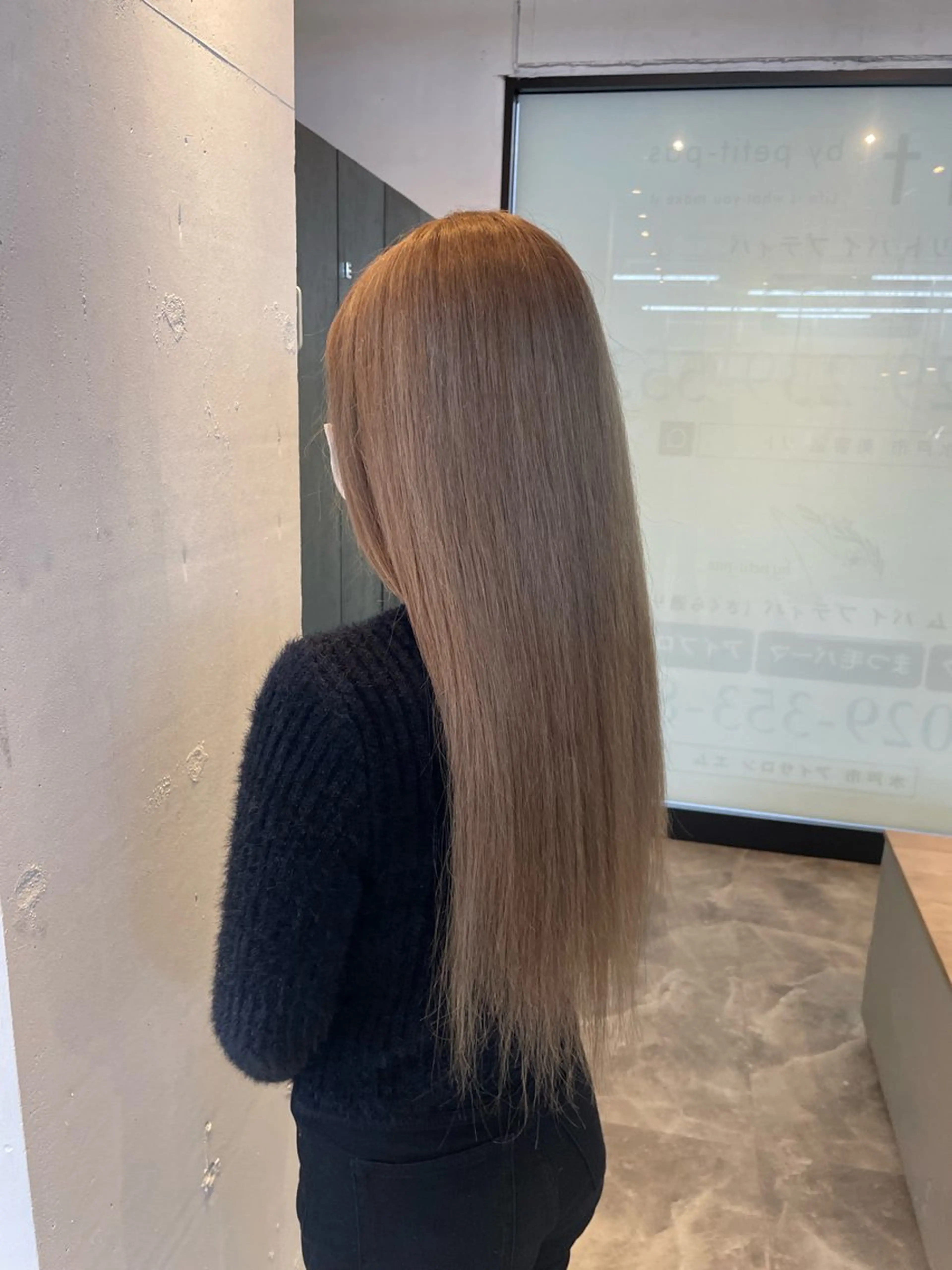 ロング ヘアカラー 🧋ミルクティーカラ ー🧋特化小林拓登のヘアスタイル