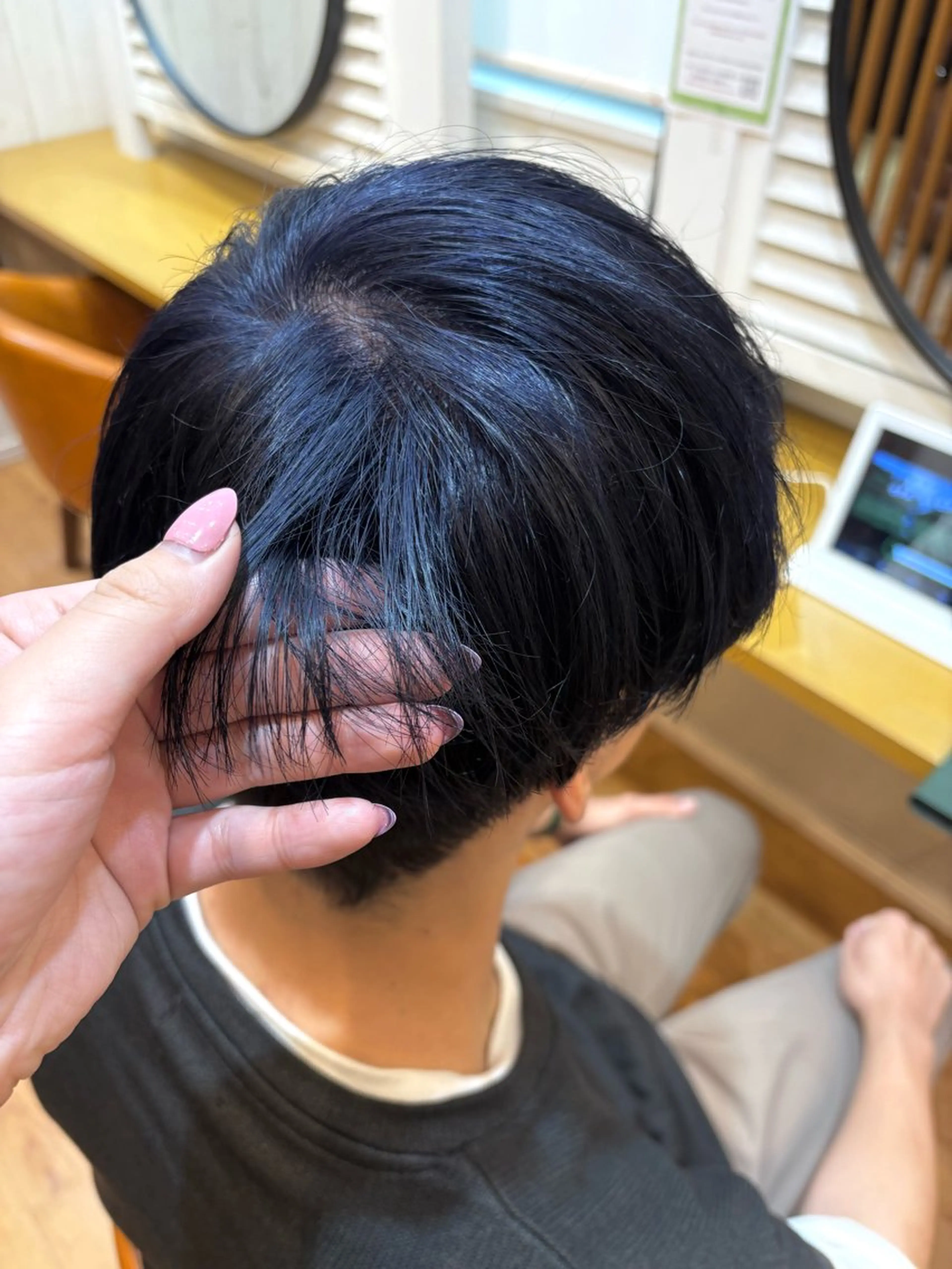 メンズ ヘアカラー トリートメント 【benji】 rena satouのヘアスタイル