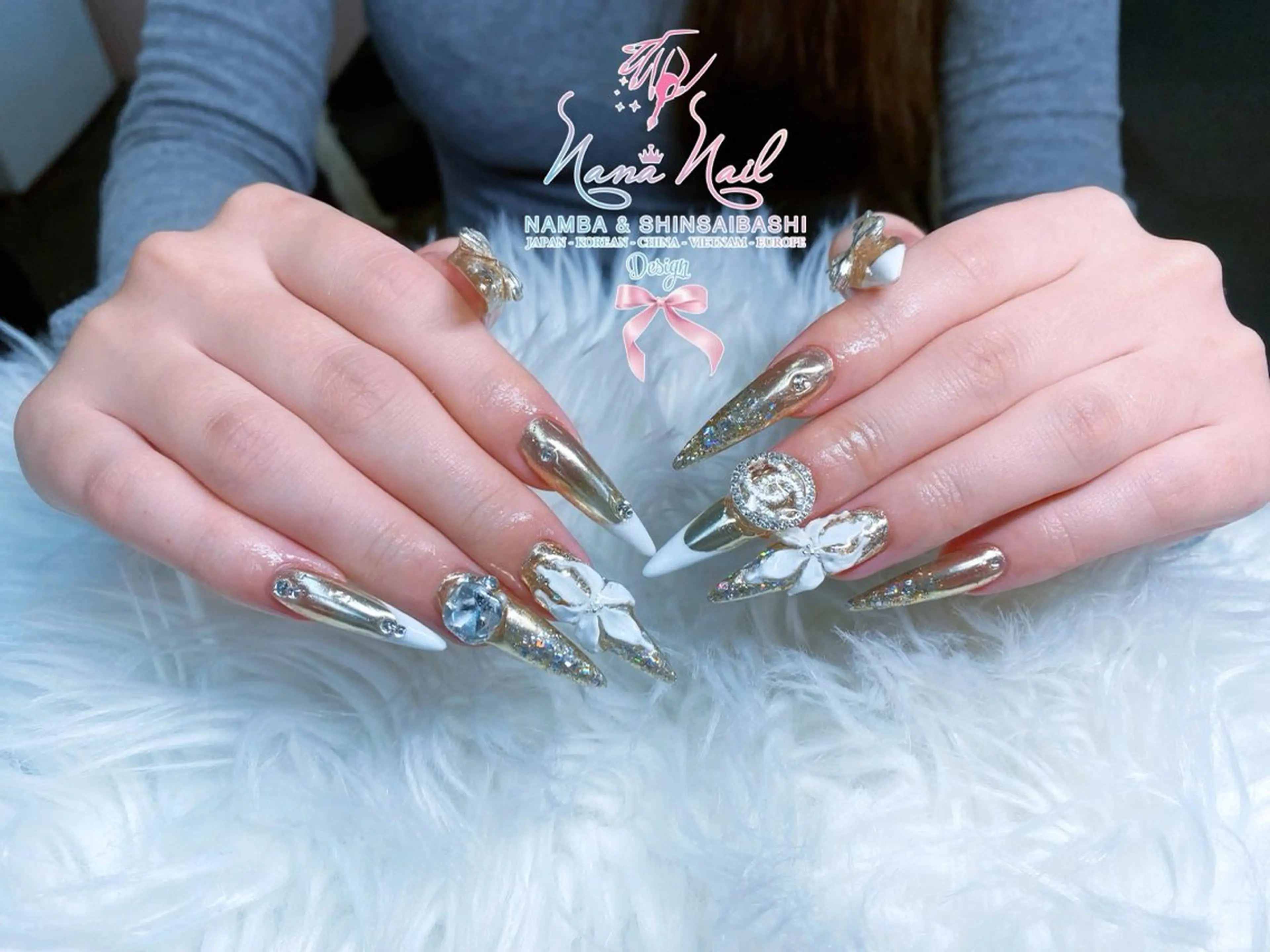 ネイル フットネイル ジェルネイル 持ち込み ネイルチップ ハンドネイル リナネイル 長堀橋店/東心斎橋店のネイルデザイン