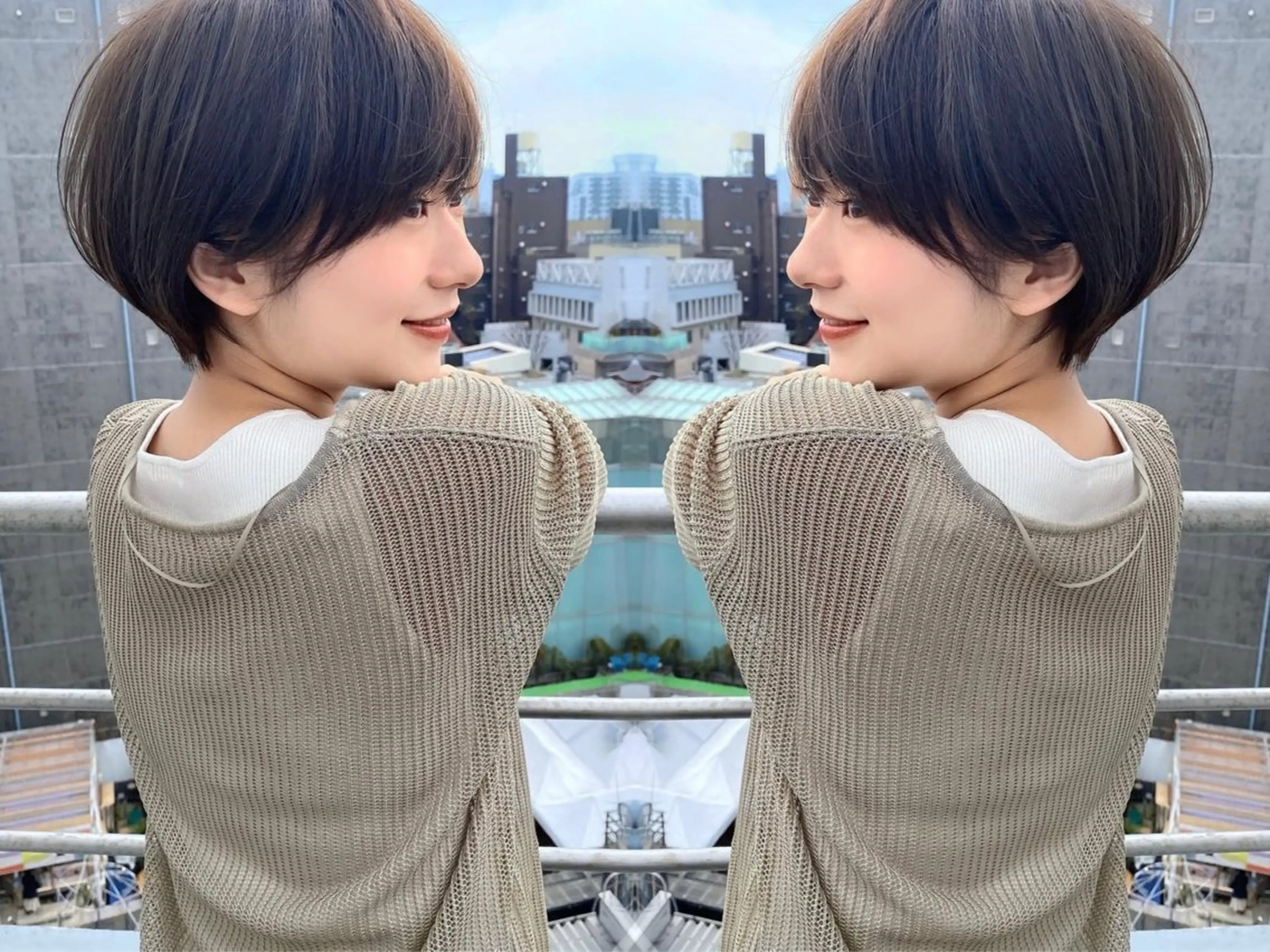 ショート カラー ショートヘア カット ヘアカラー トリートメント ショート/ボブ 岡田洸太のヘアスタイル