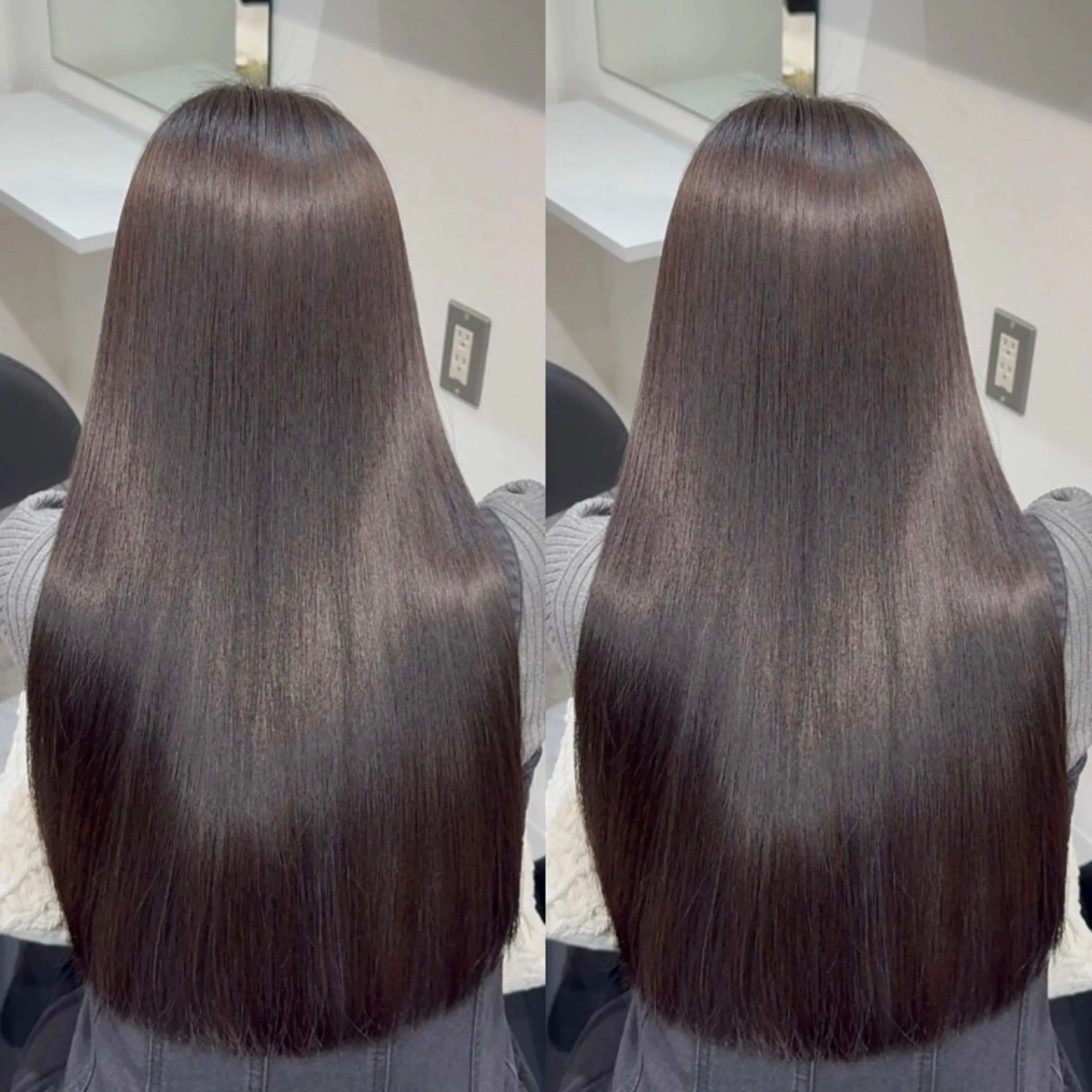 【✨バージン毛・カラー毛対応‼️】《コスメ縮毛矯正➕2stepトリートメント》の写真
