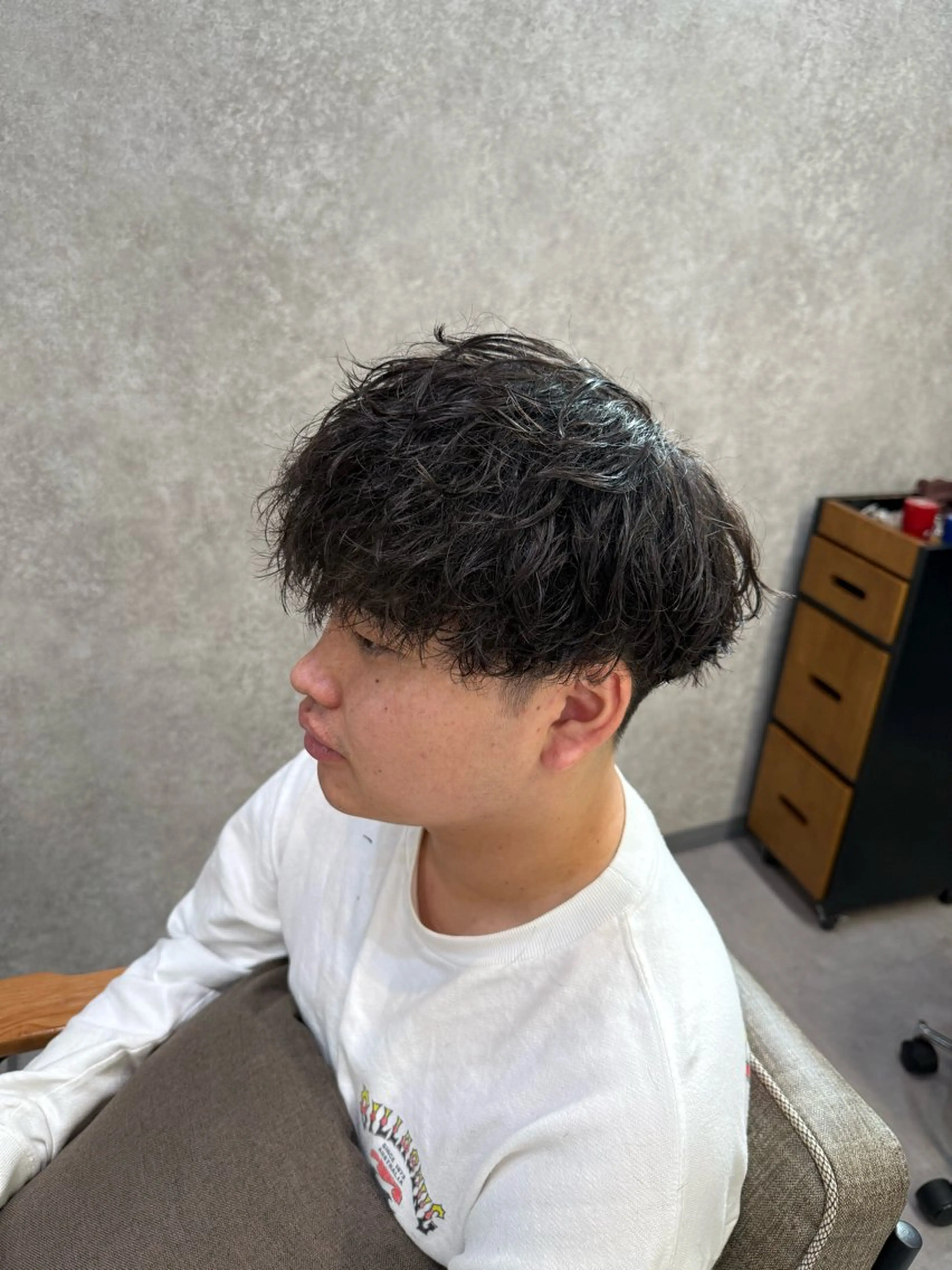 ショート カット パーマ 髪質改善/縮毛矯正 /メンズ/佐澤りょうのヘアスタイル