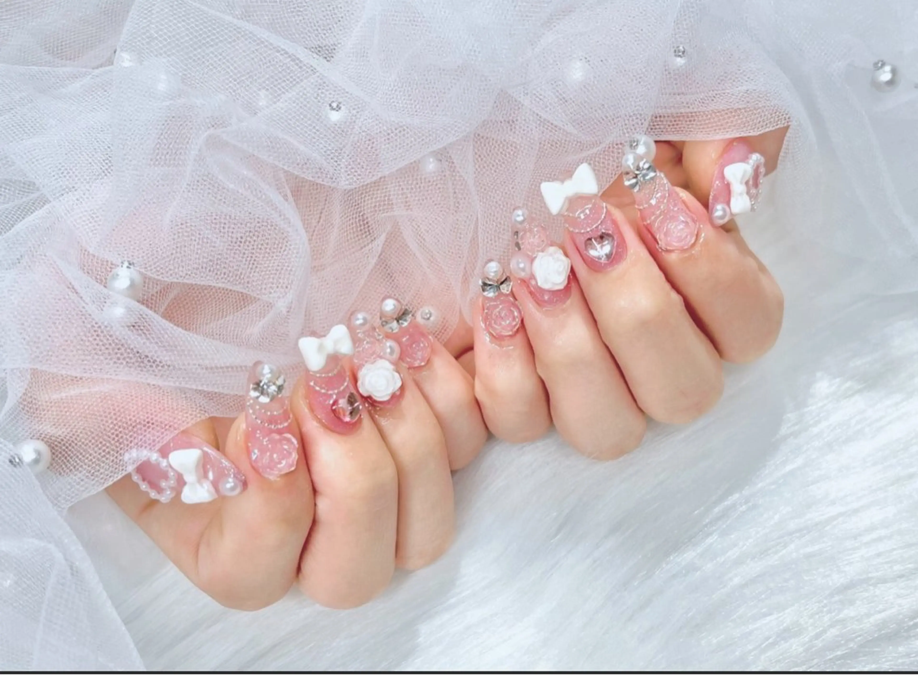 ネイル ETERNA Nail 銀座店【パラジェル/フィルイン/チップ長さだし/マグネット/ニュアンス】所属・ア カリのネイルデザイン