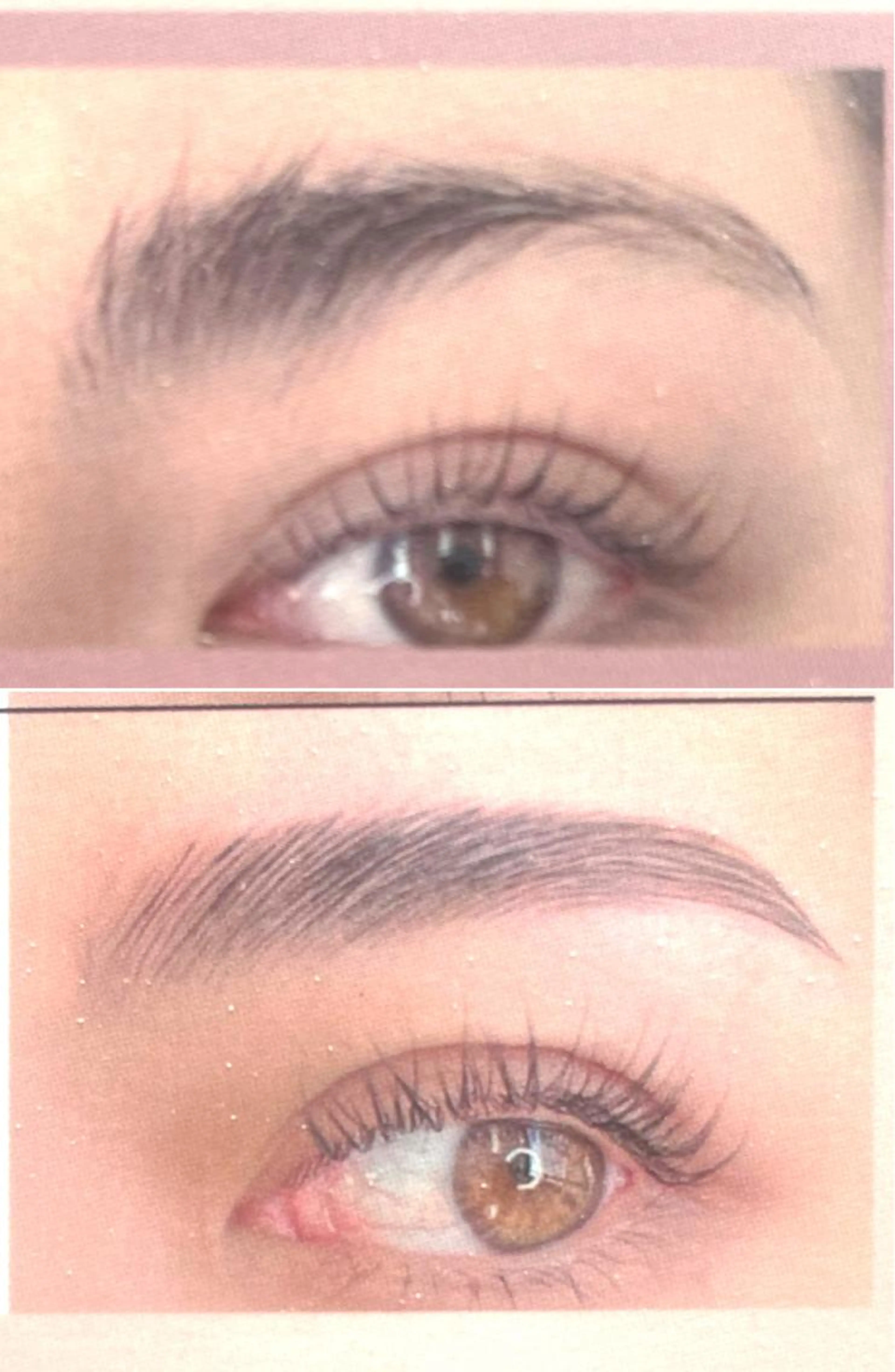 【今流行りの眉毛ケア付き】パリジェンヌラッシュリフトと、パリジェンヌブロウリフトのコンビ　９０分で大変身の写真