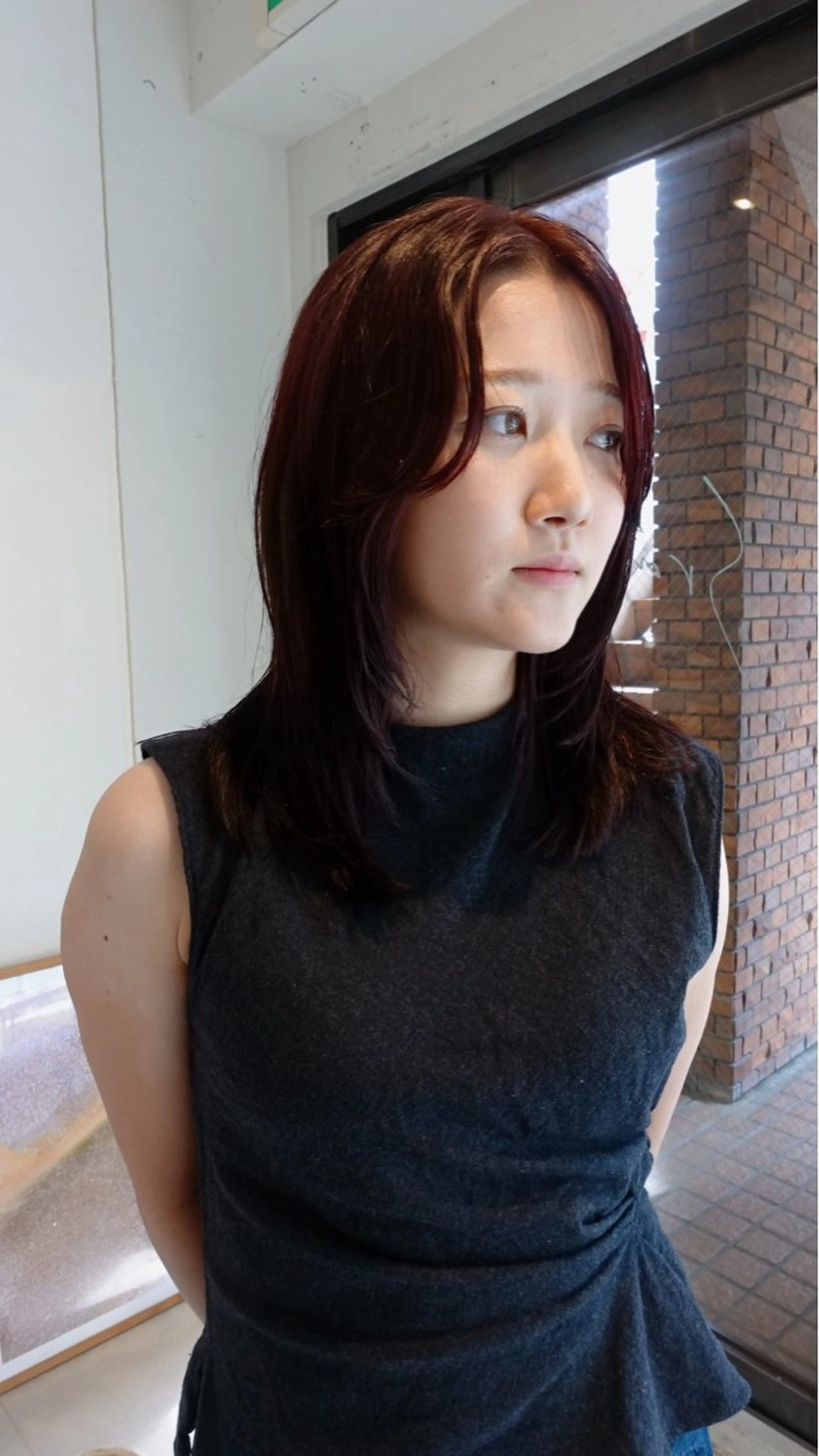 cut+straight permの写真