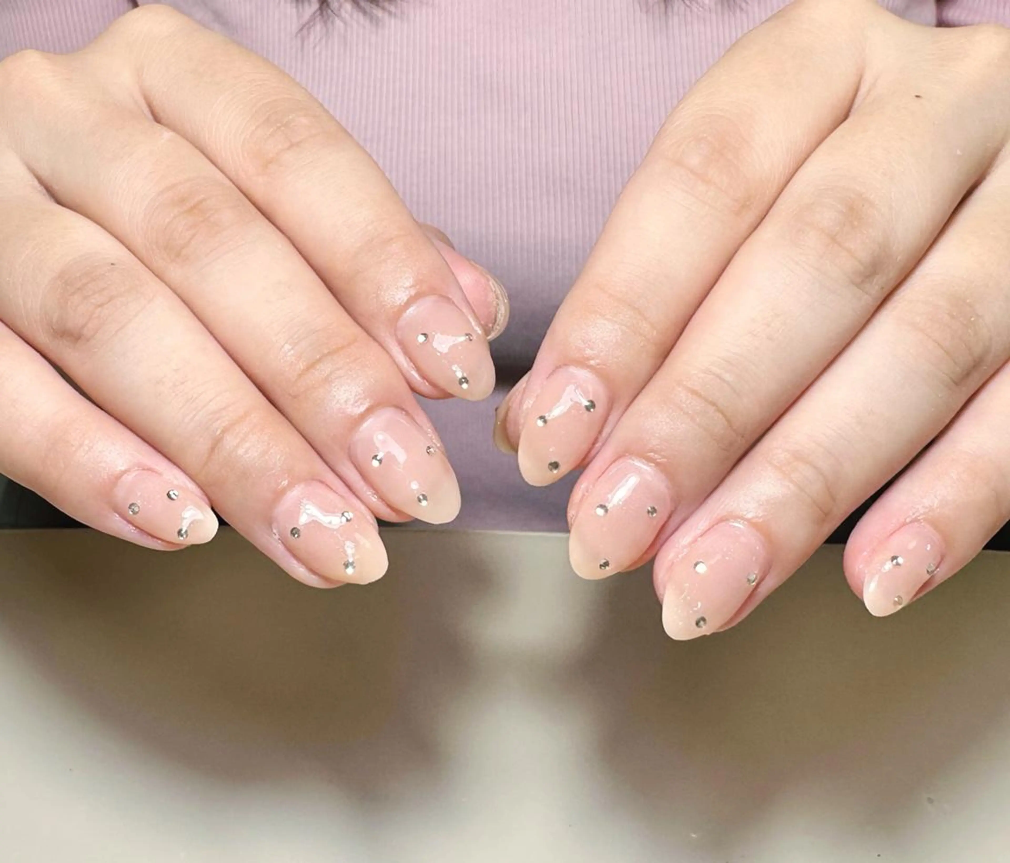 ネイル ハンドネイル By moonネイル 🌷ワンホン/韓国風のネイルデザイン