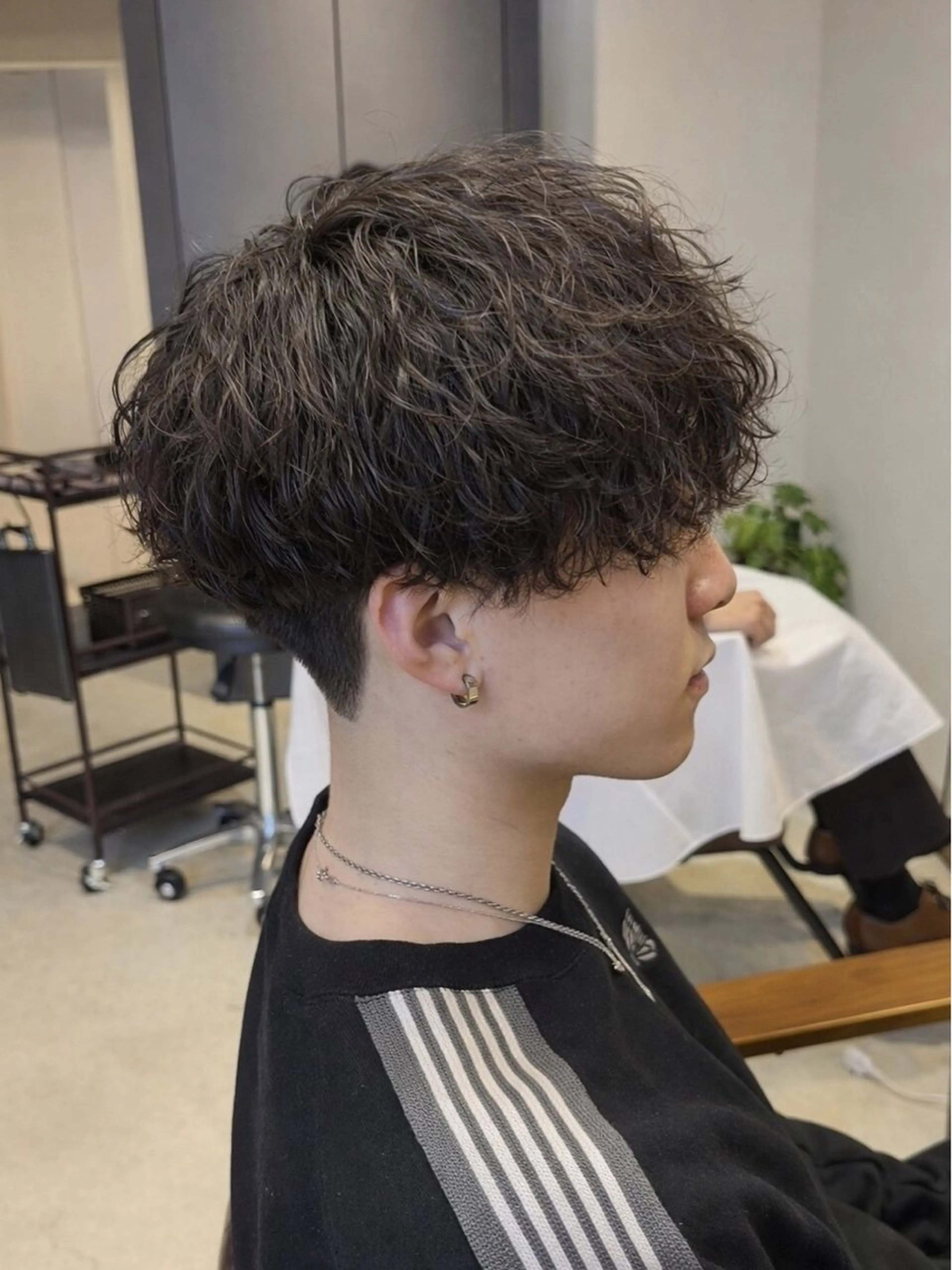 パーマ メンズ カット パーマ トリートメント ヘッドスパ 【メンズ専門】／ パーマ/名駅/Jinのヘアスタイル