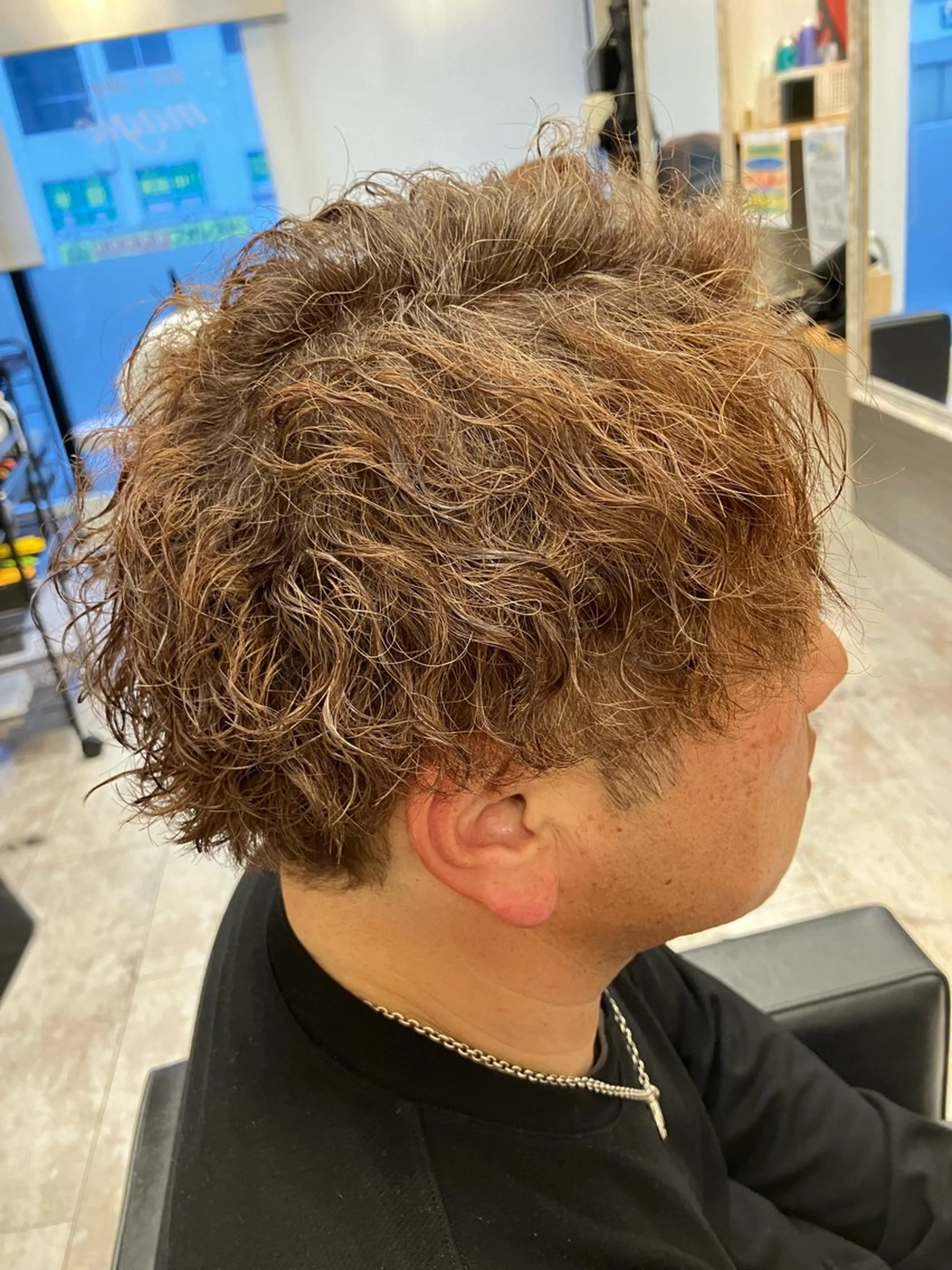 パーマ メンズ カット パーマ メンズ特化/パーマ/ フェードWATARUのヘアスタイル