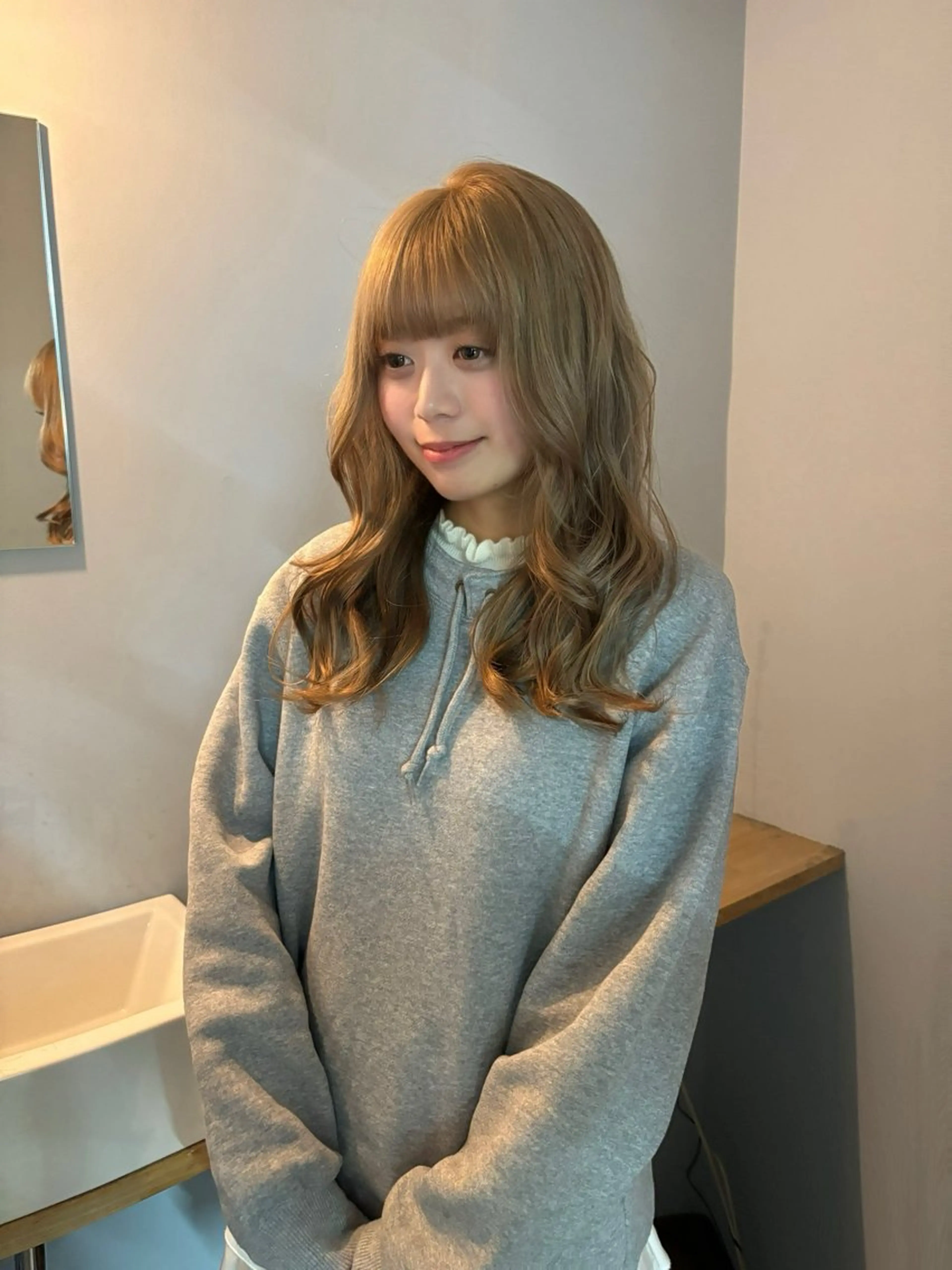 セミロング カラー ヘアカラー メンズカットモデル/ いぶきのヘアスタイル