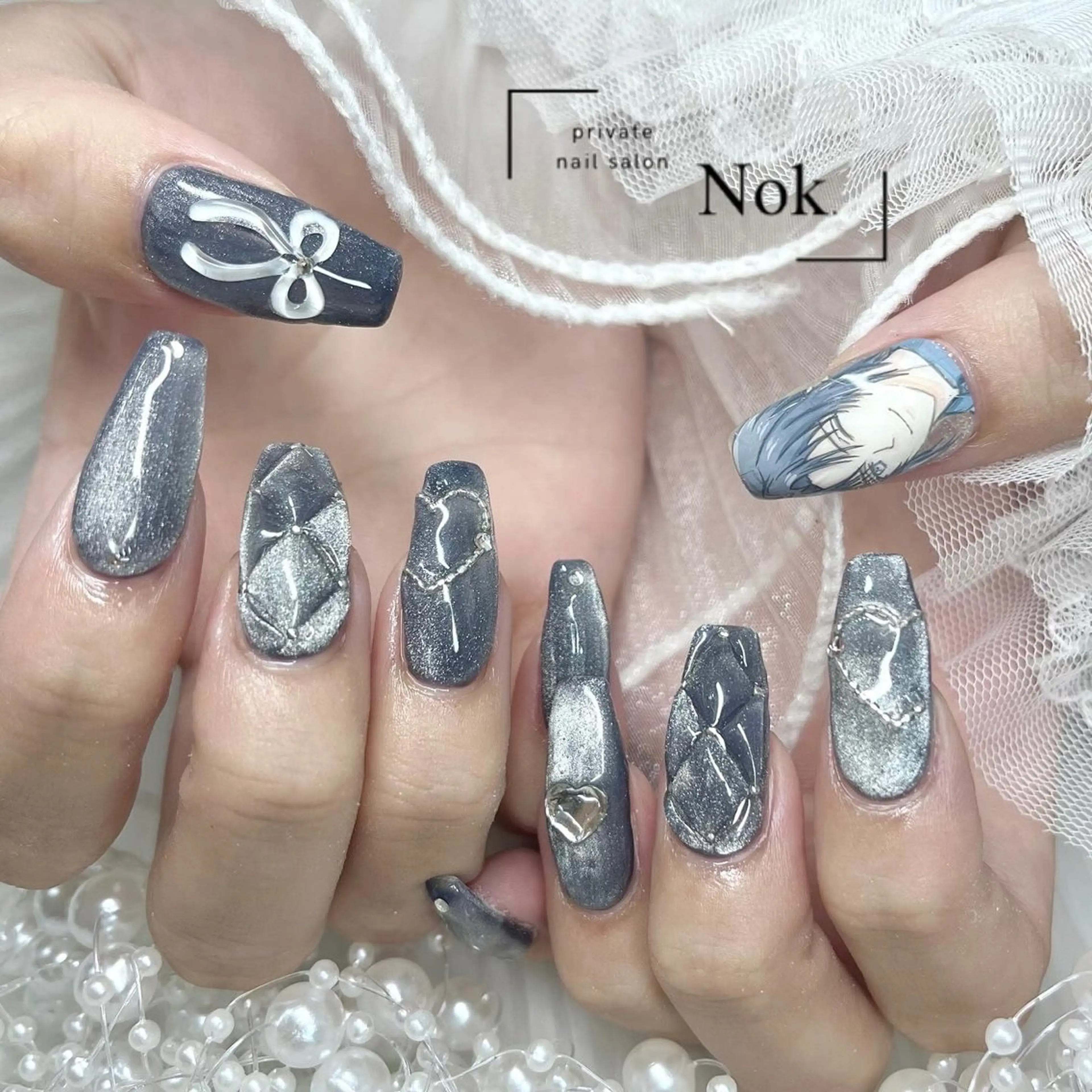 ネイル ハンドネイル 池袋痛ネイル Nok. 渡辺のネイルデザイン