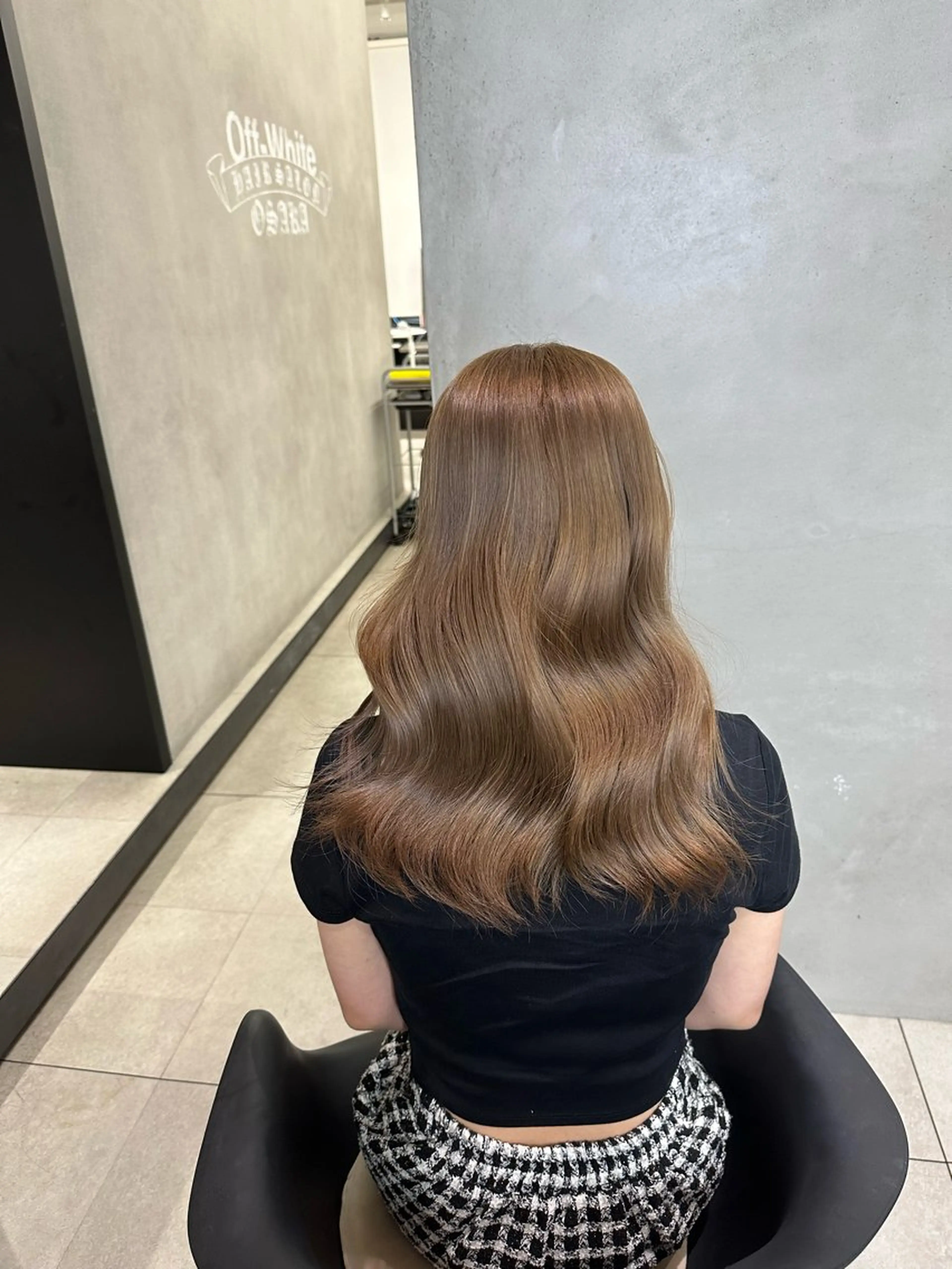 カラー 艶暖色/ベージュ SAKI💜のヘアスタイル