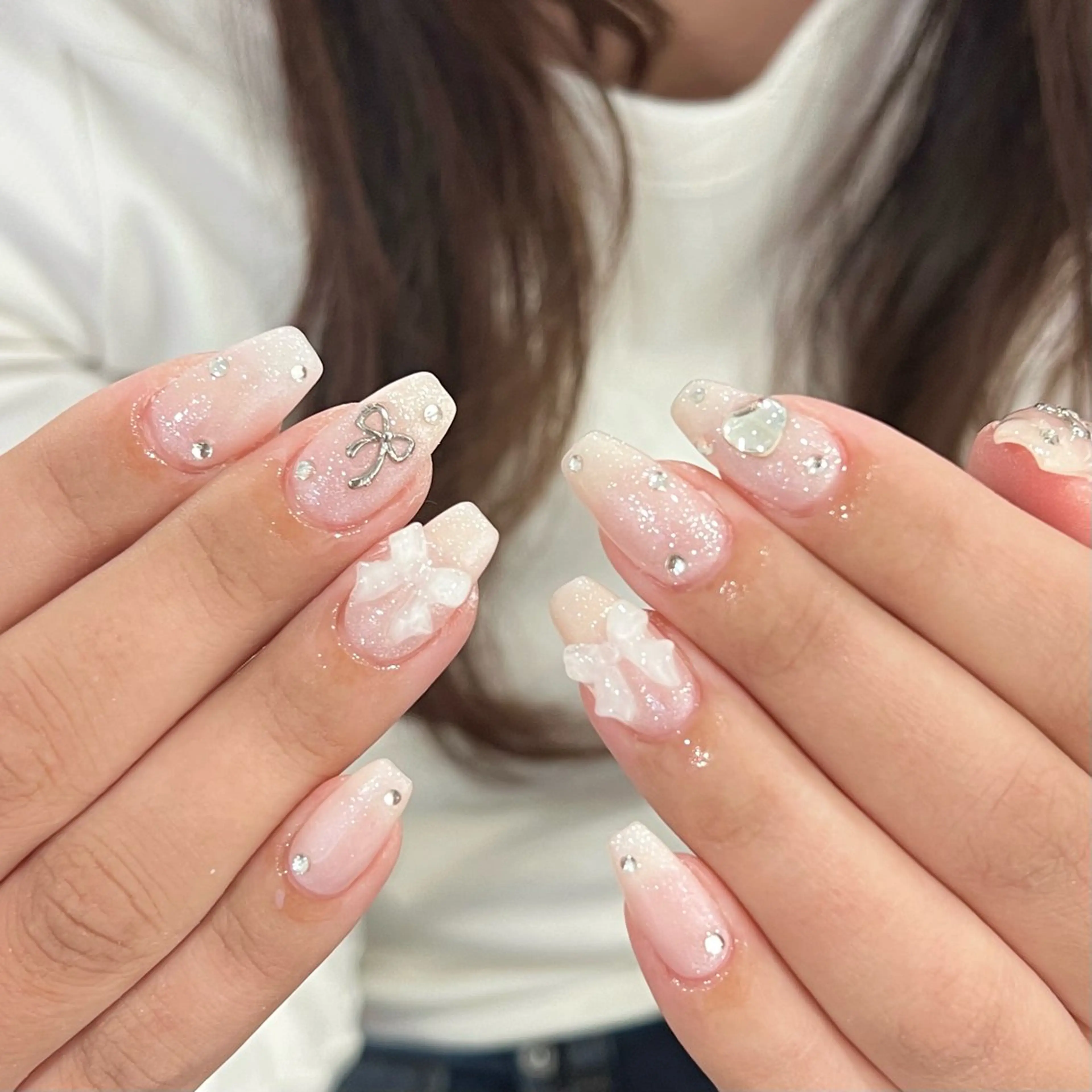 🎀自爪🎀 90やり放題➕小物パーツ付け放題 オフありの写真